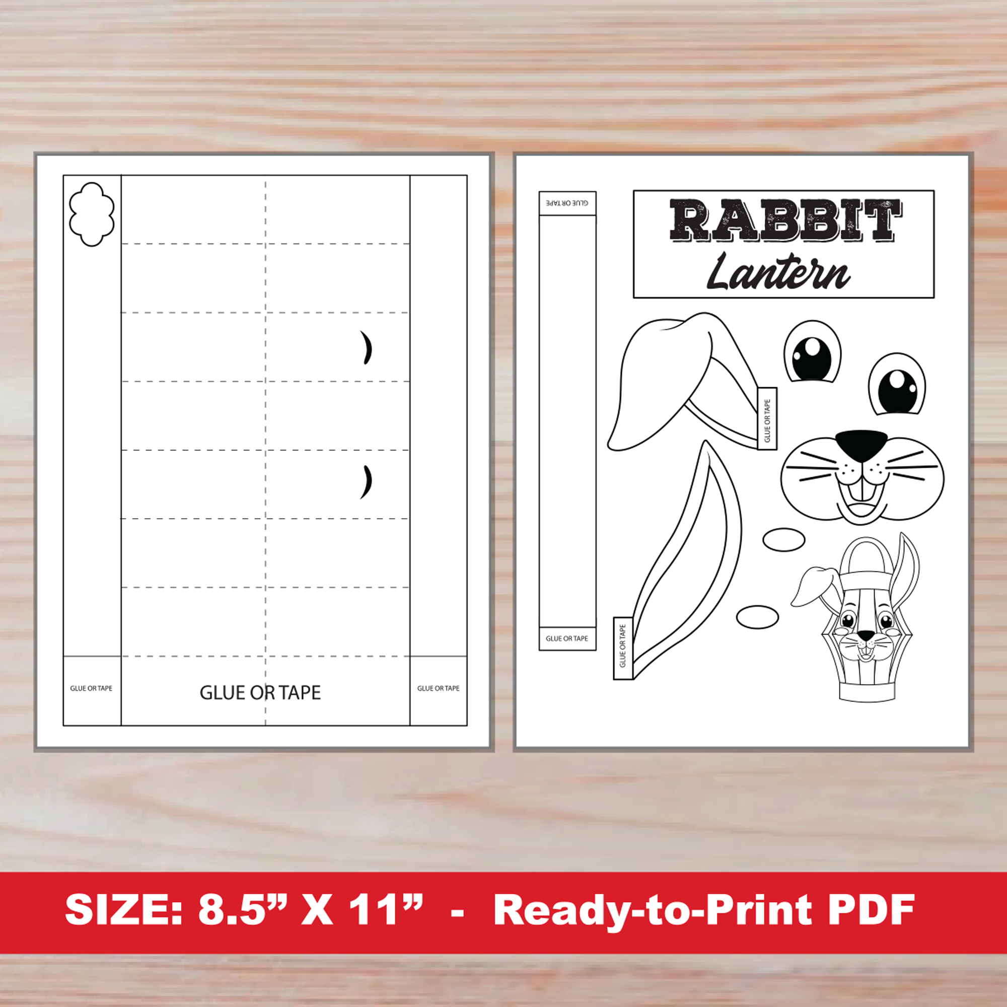 Printable Paper Lantern Template Pdf