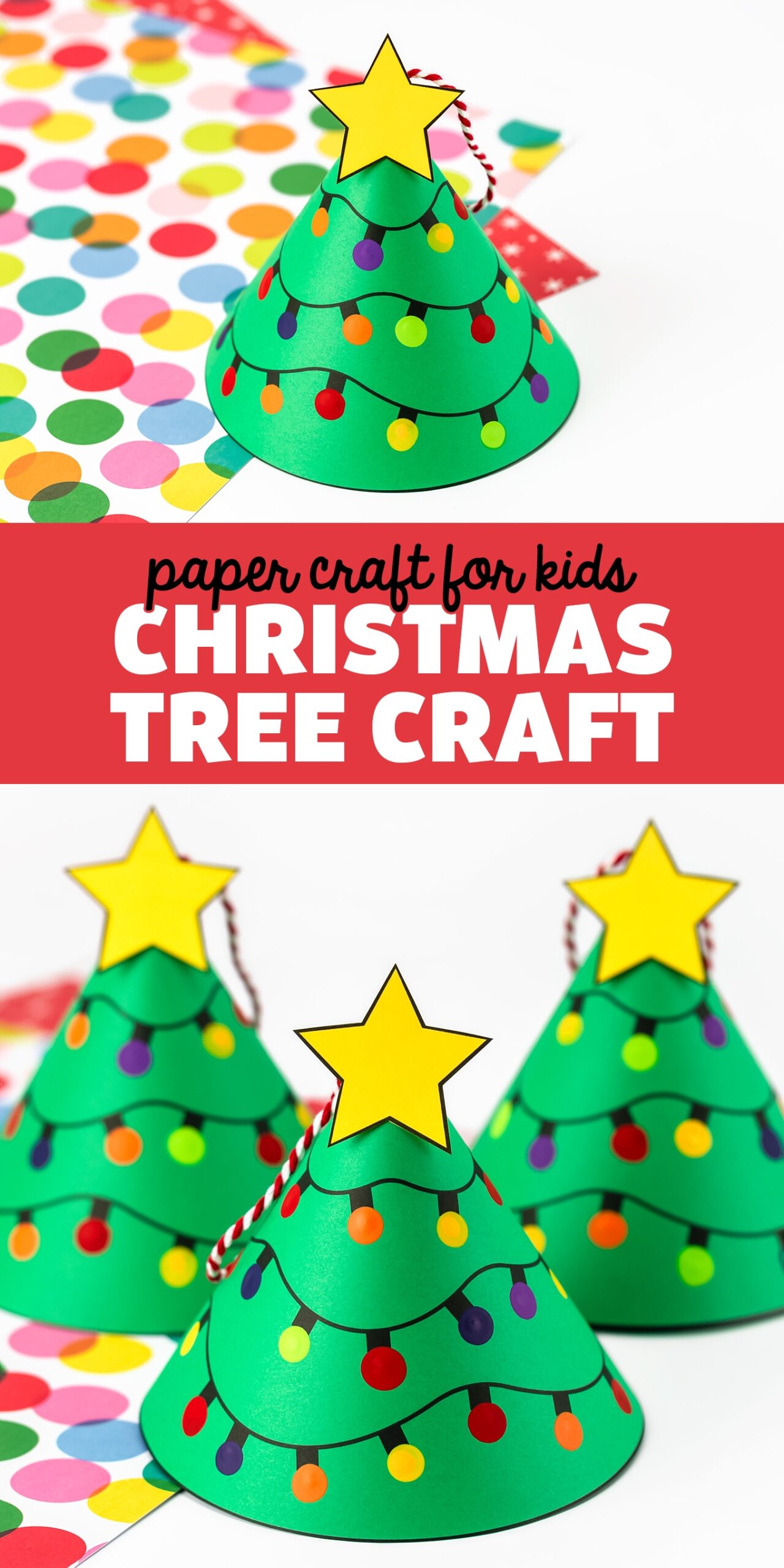 Christmas Tree Paper Ornaments Printables