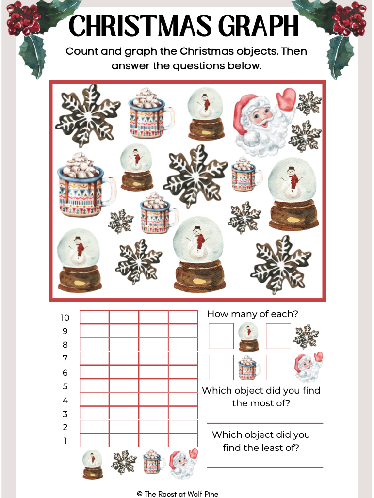 Christmas Printable Worksheets