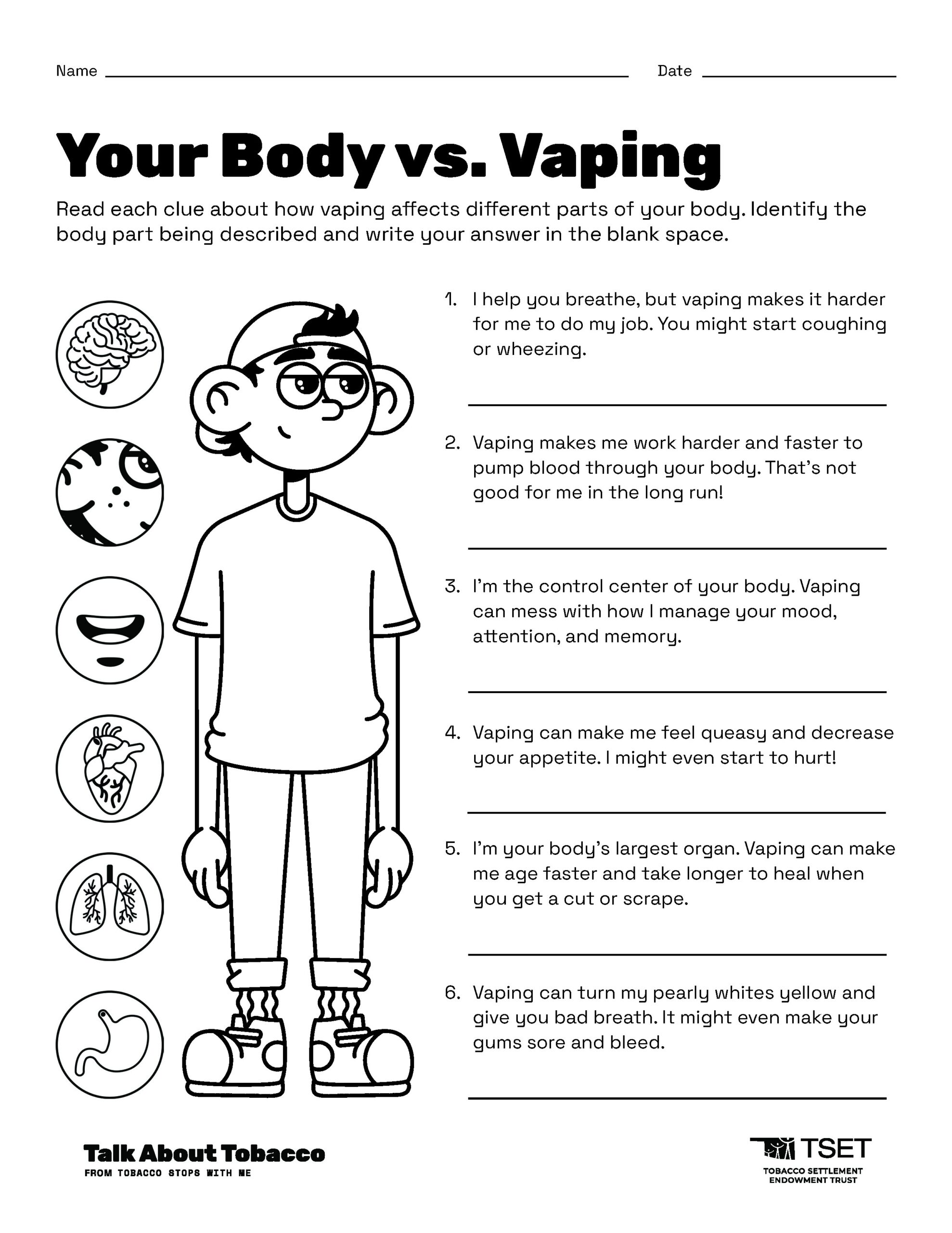 classroom resources on tobacco prevention