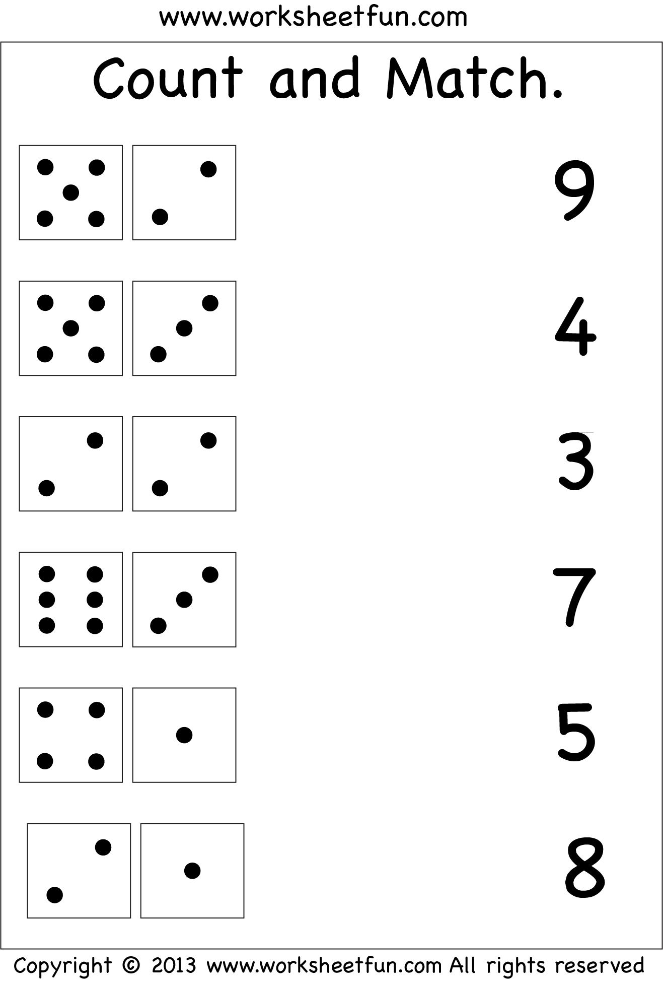 Printable Matching Worksheets