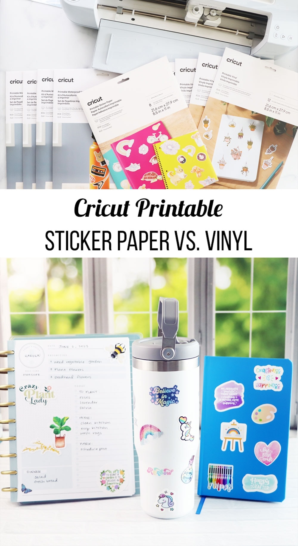 Printable Vinyl Sticker Paper Cricut