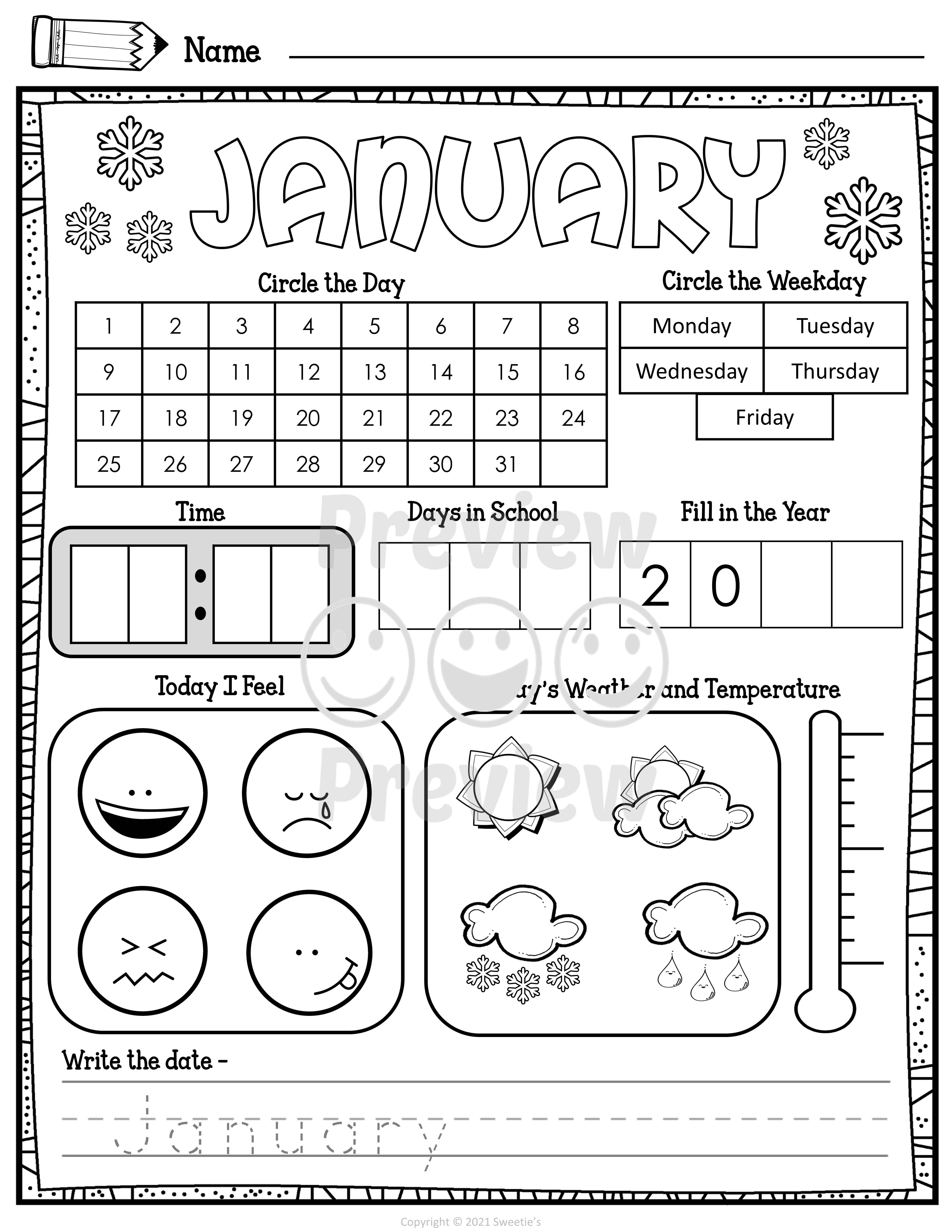 Daily Calendar Journal Classful