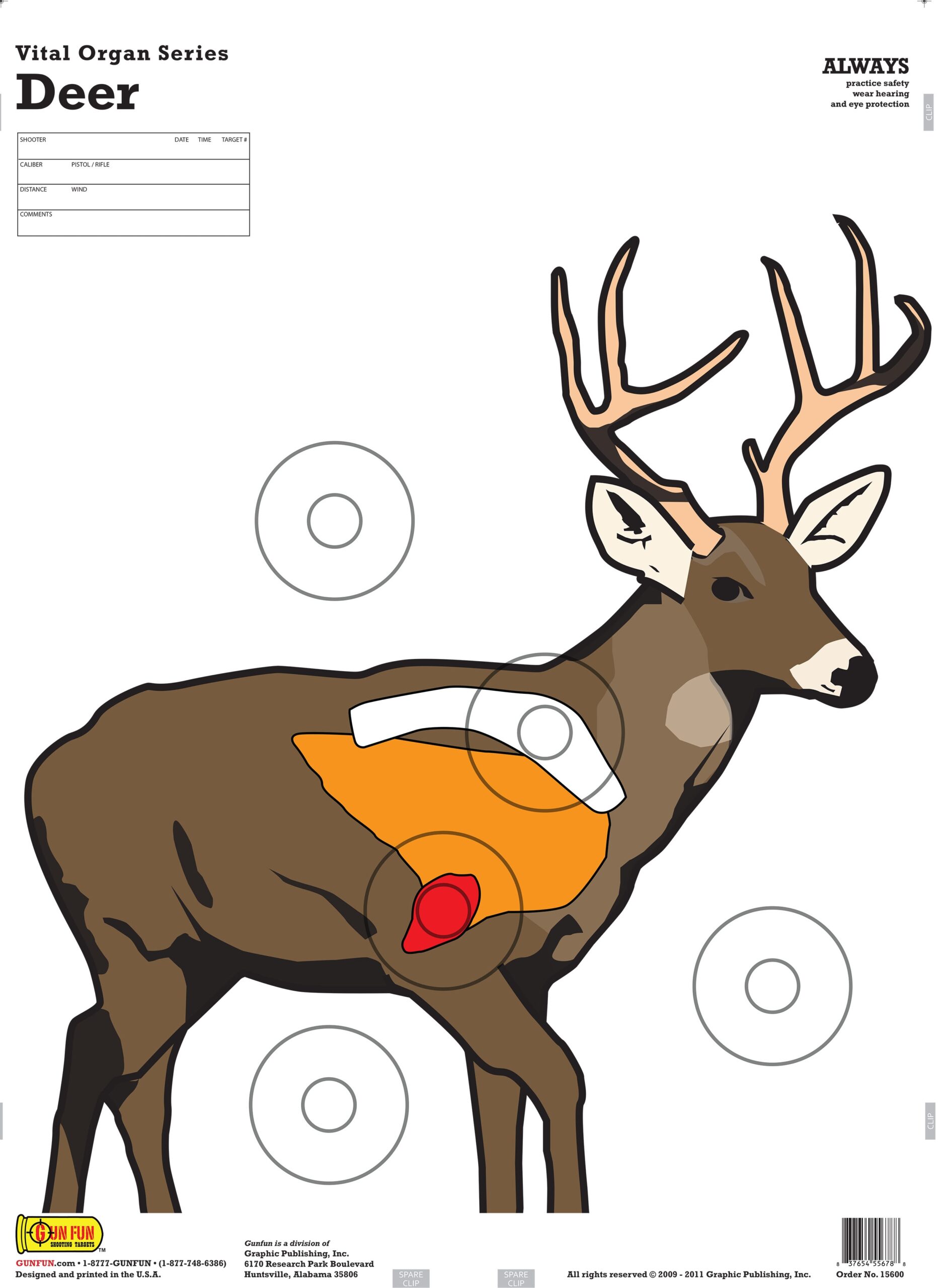 Deer 15600 GunFun Targets Inc 