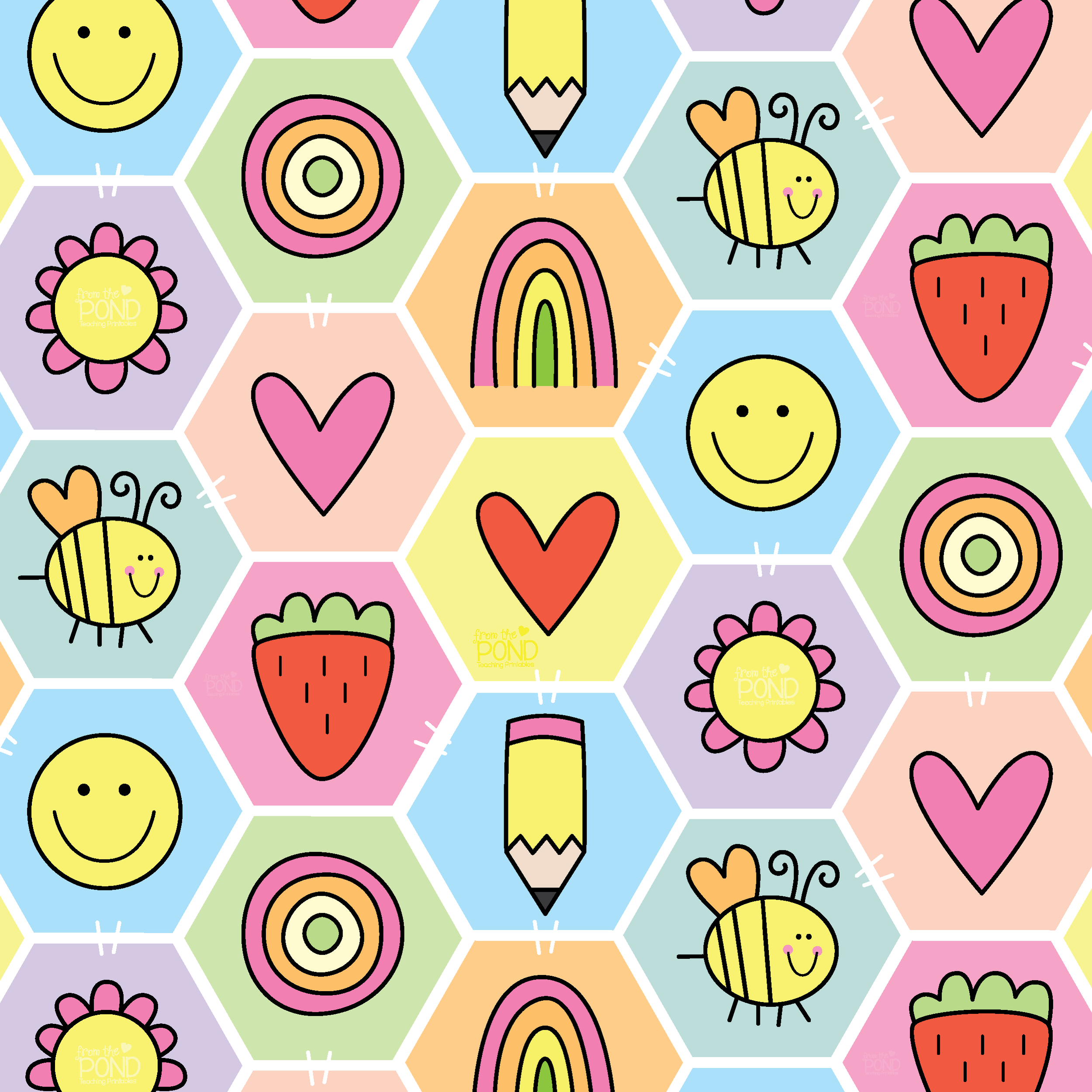 Digital Screen Wallpapers For A Happy Creative Aesthetic On Your Phones Devices And Classroom Digital Boards From The Pond