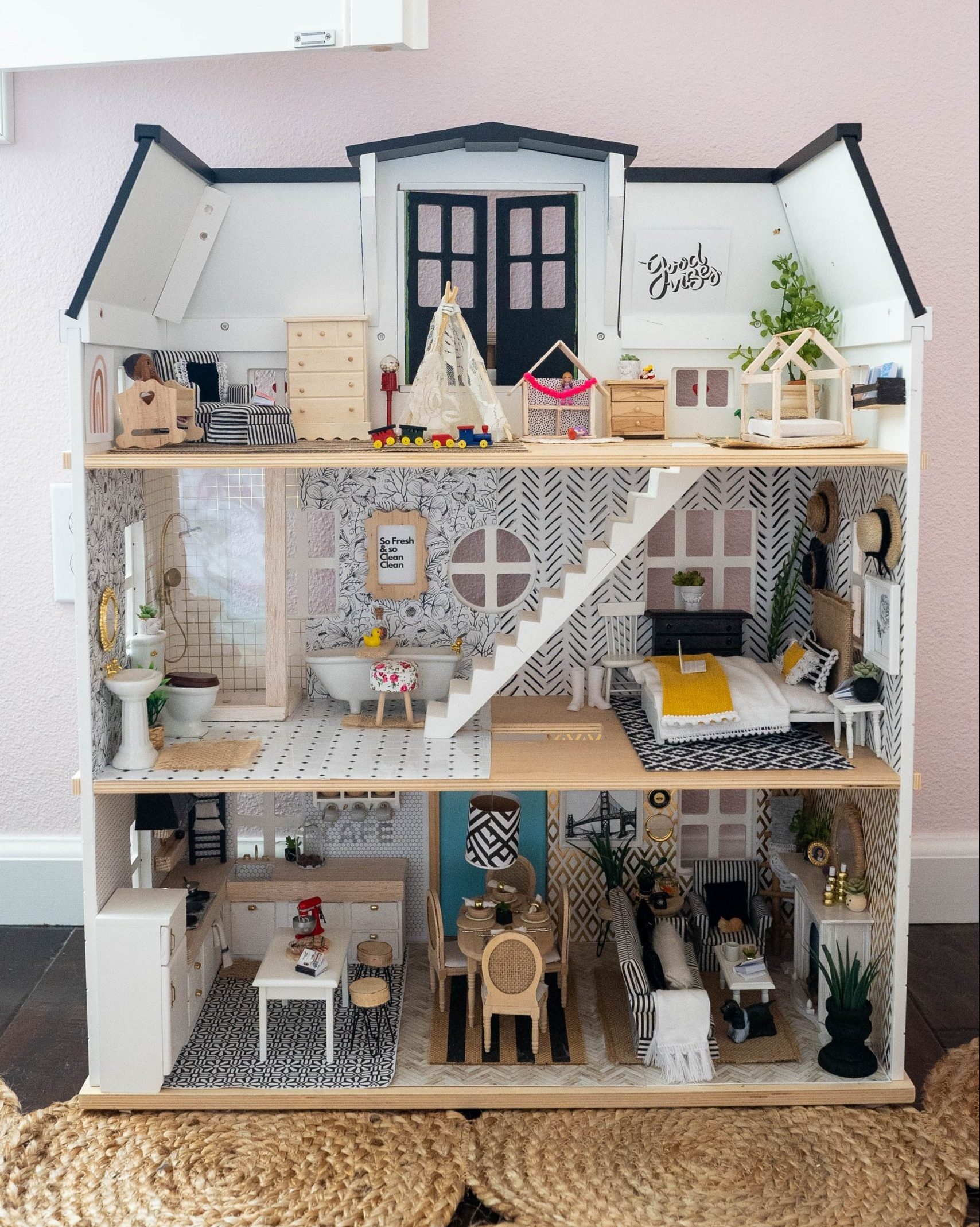 Free Printable Wallpaper Dollhouse