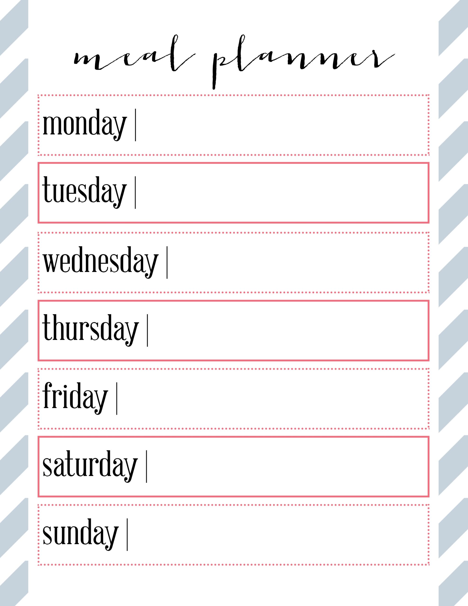 DIY Dry Erase Menu Board Plus A Free Printable Our Handcrafted Life