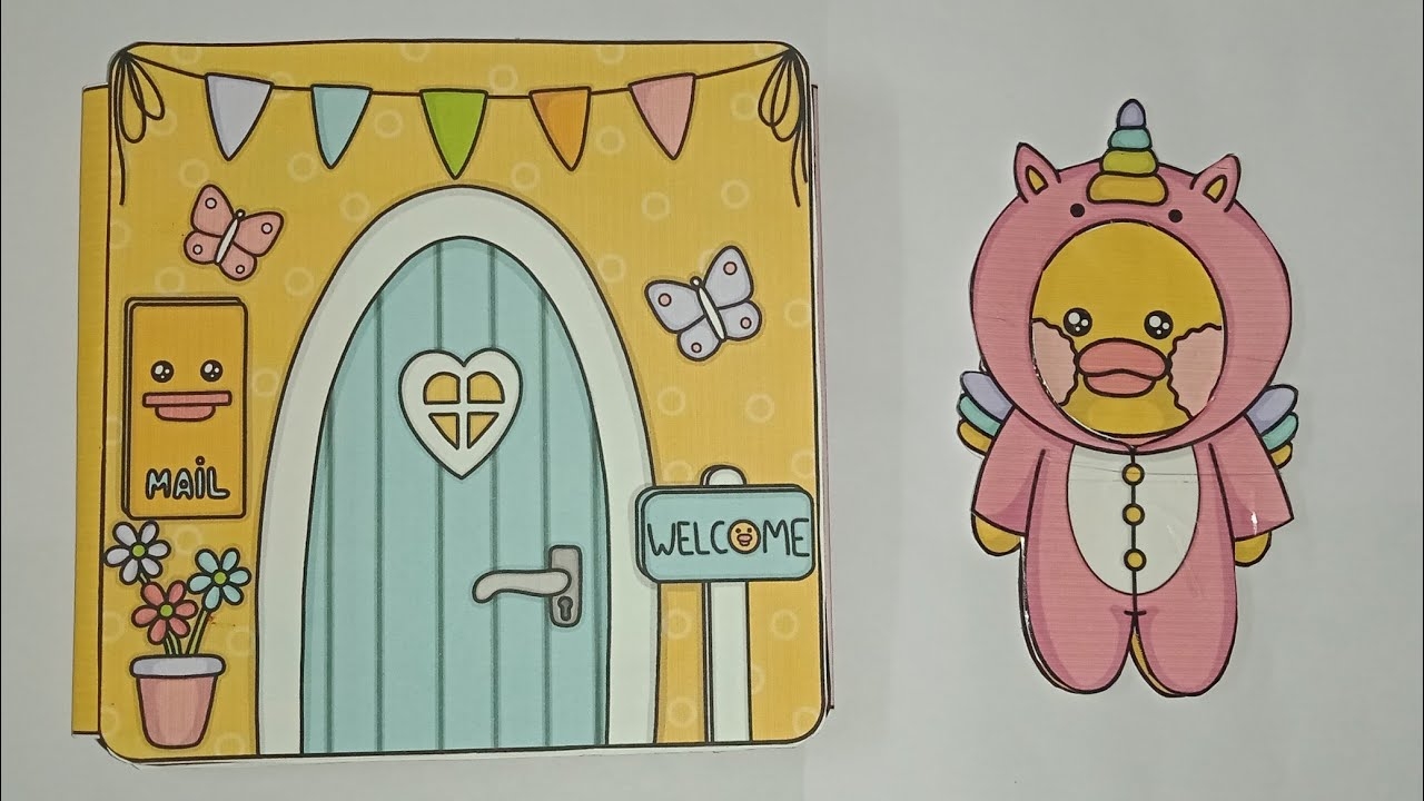 DIY Lalafan Duck House recreation Of KateMade Free Printables Mani s Crazy Crafts YouTube