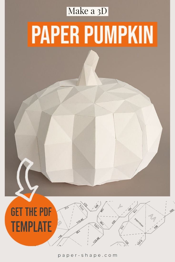 DIY Paper Fall Pumpkin