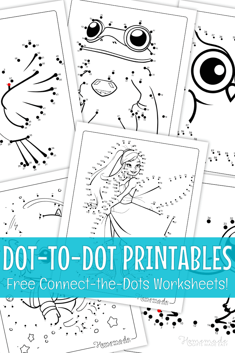 Printable Dot To Dot Worksheets