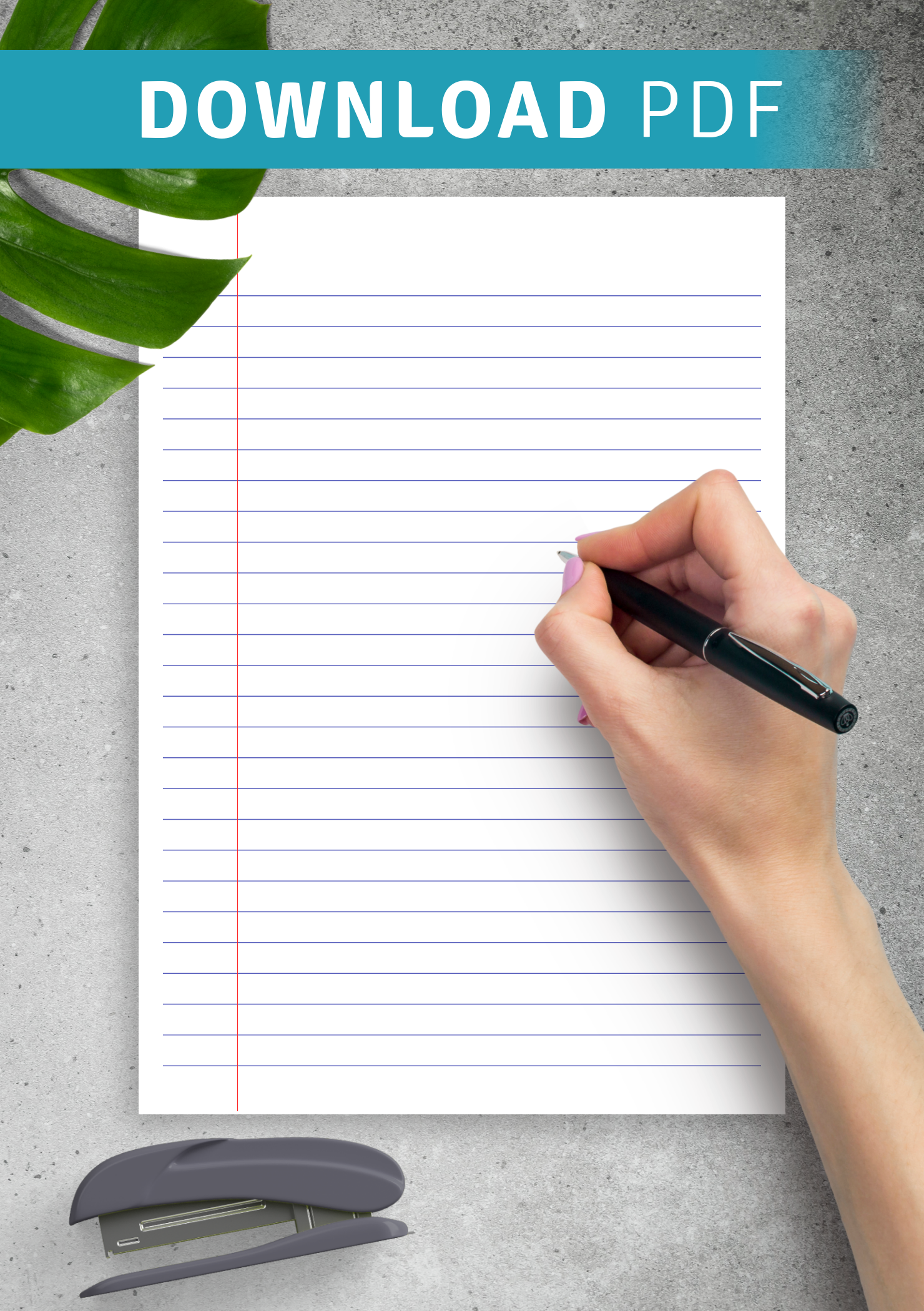 Ruled Paper Printable