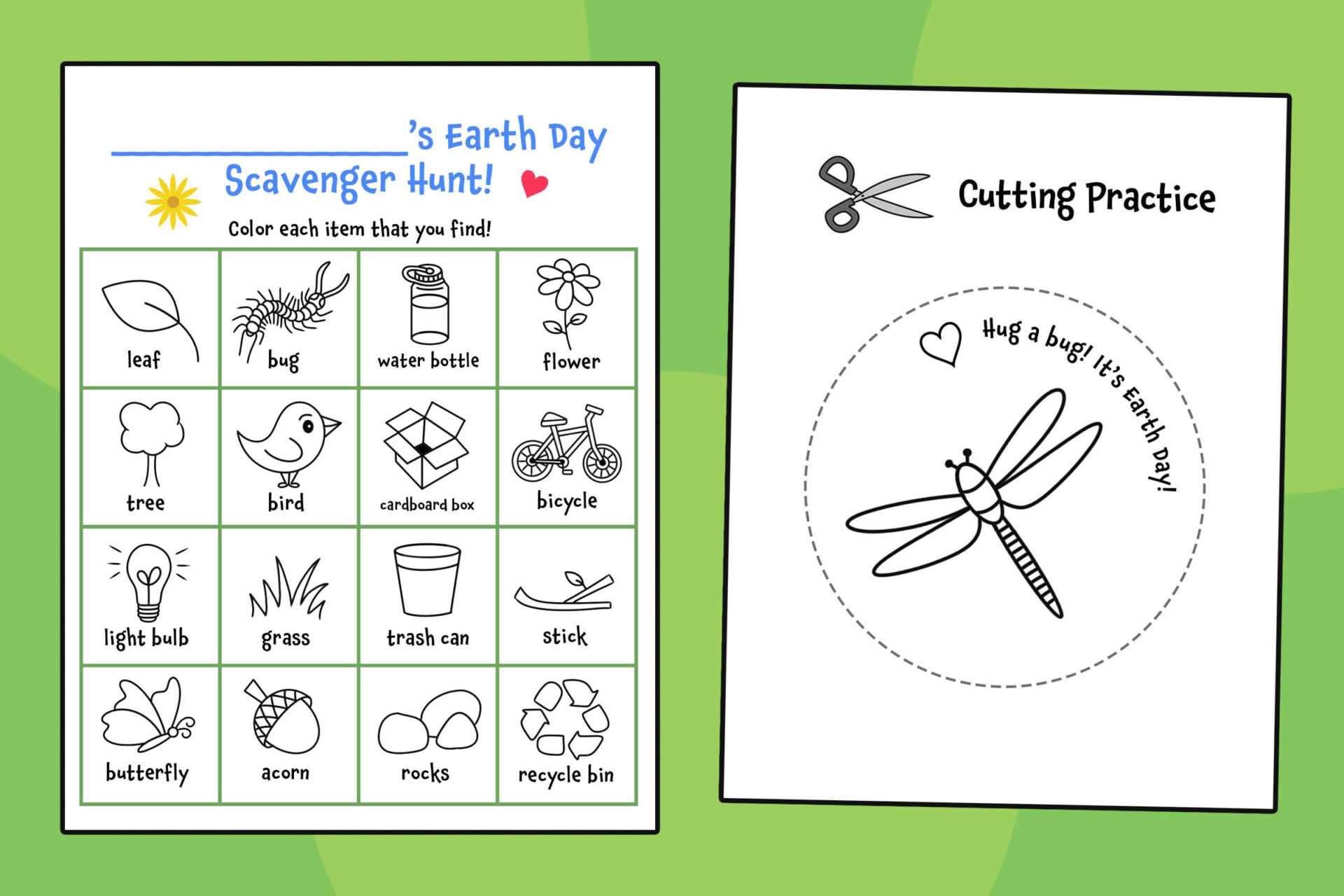 Free Printable Earth Day Worksheets