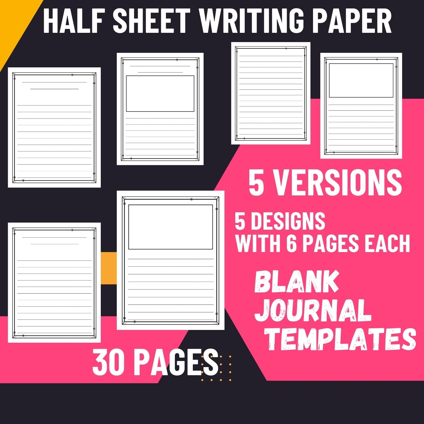 Editable Wholesale Bullet Journal Pages