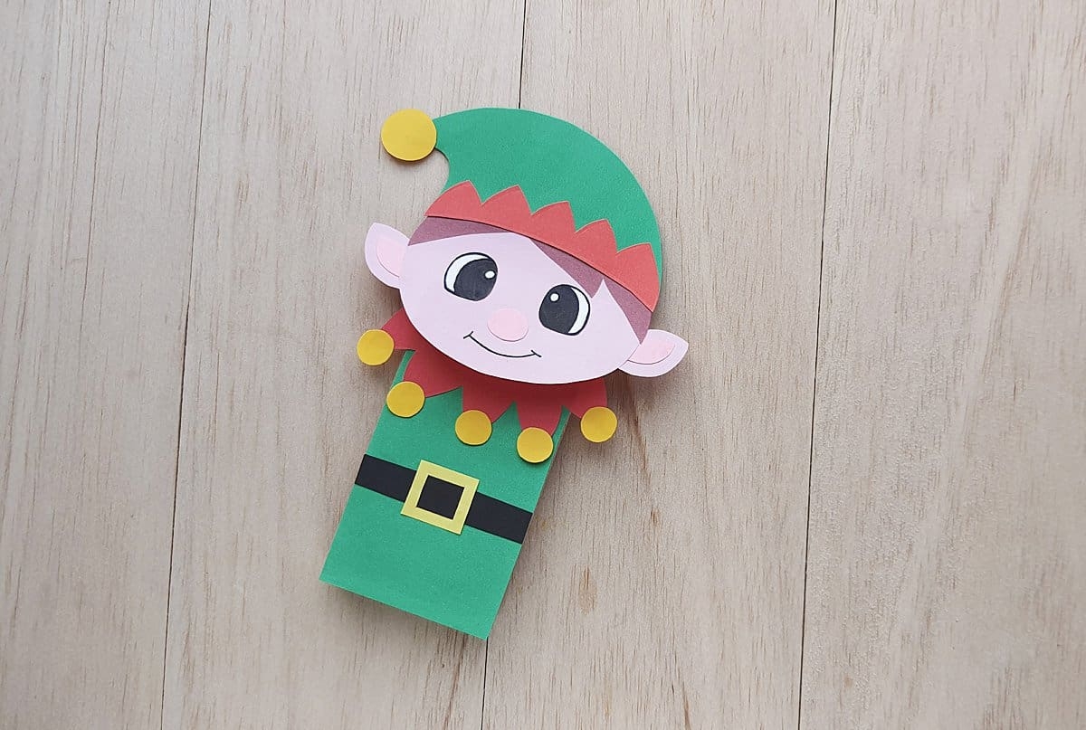 Elf Paper Bag Puppet Big Family Blessings