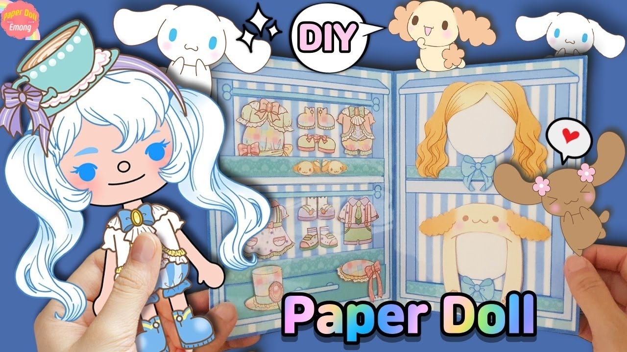 EMONG s Cinnamoroll Paper Doll Free Printable Paper Doll