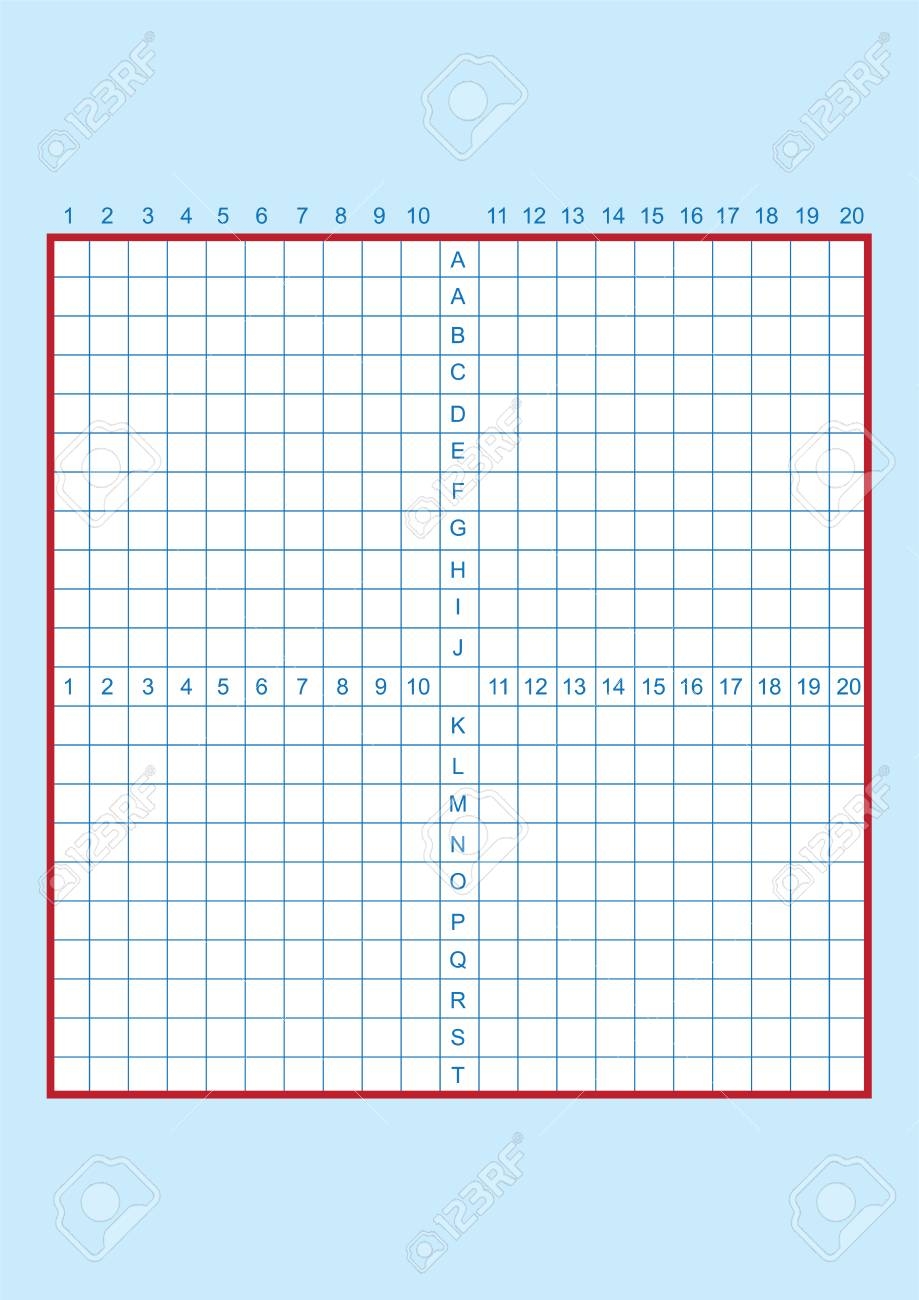 Numbered Graph Paper Printable