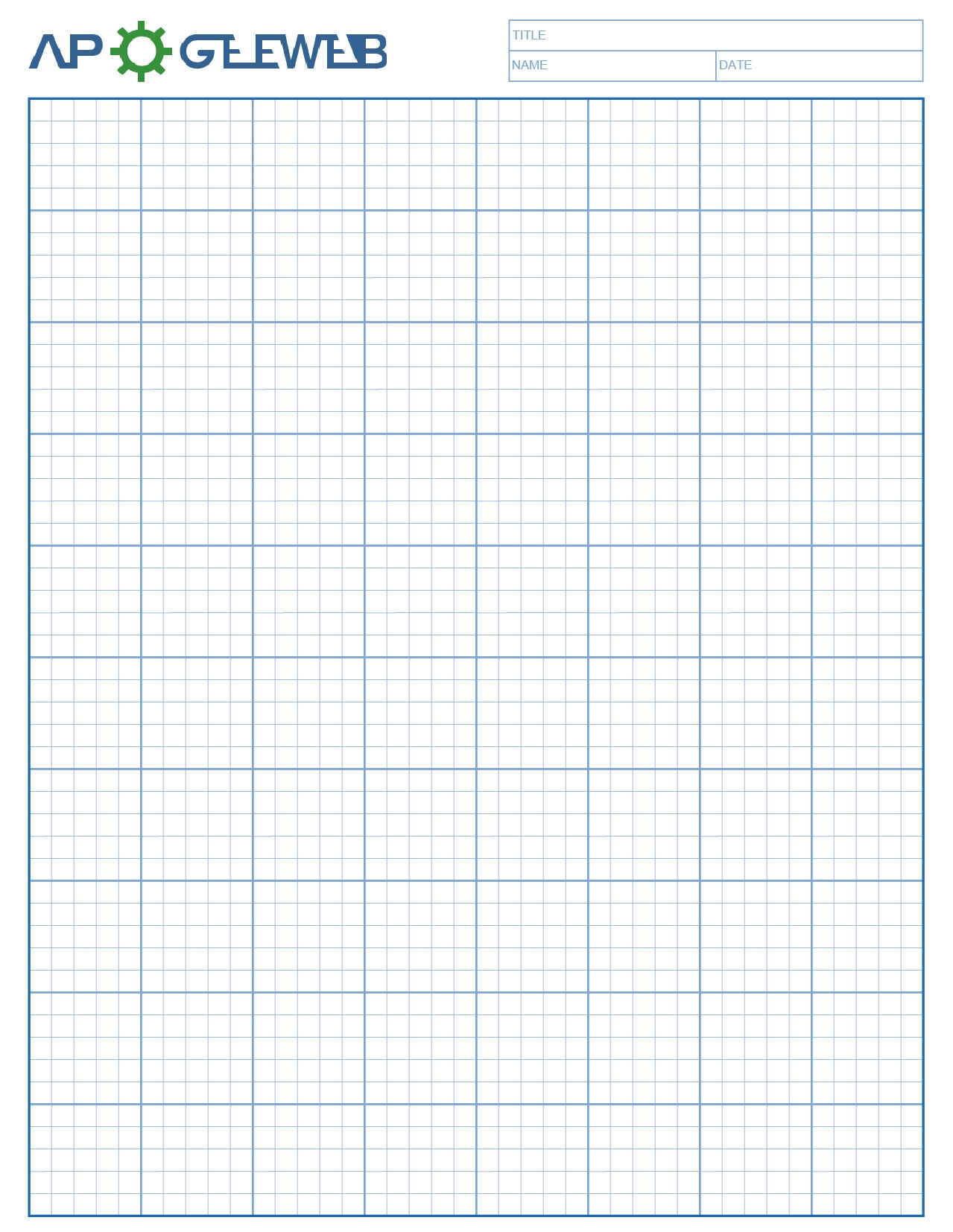 Graph Paper 1cm Printable