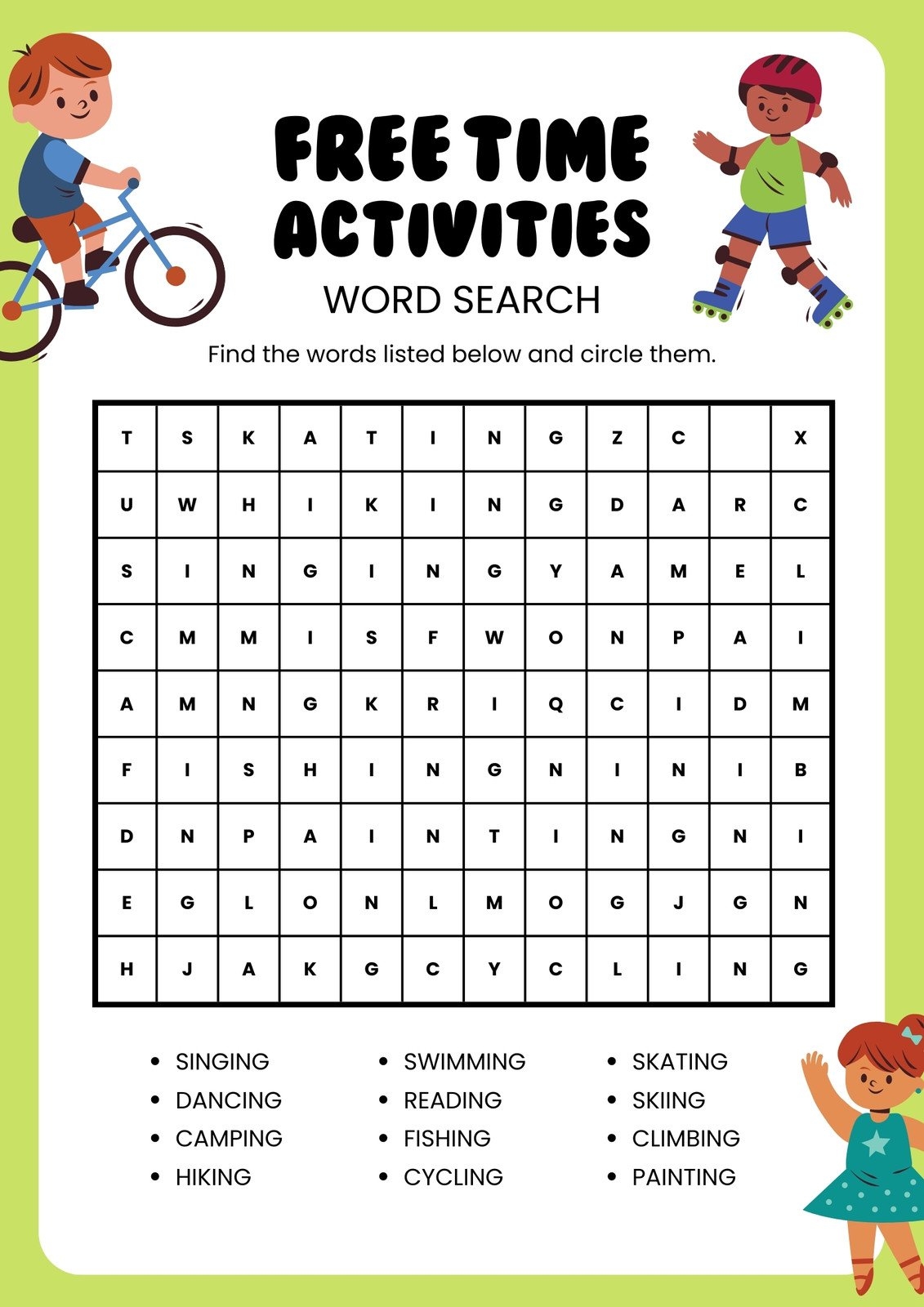 Free Esl Worksheets Printables