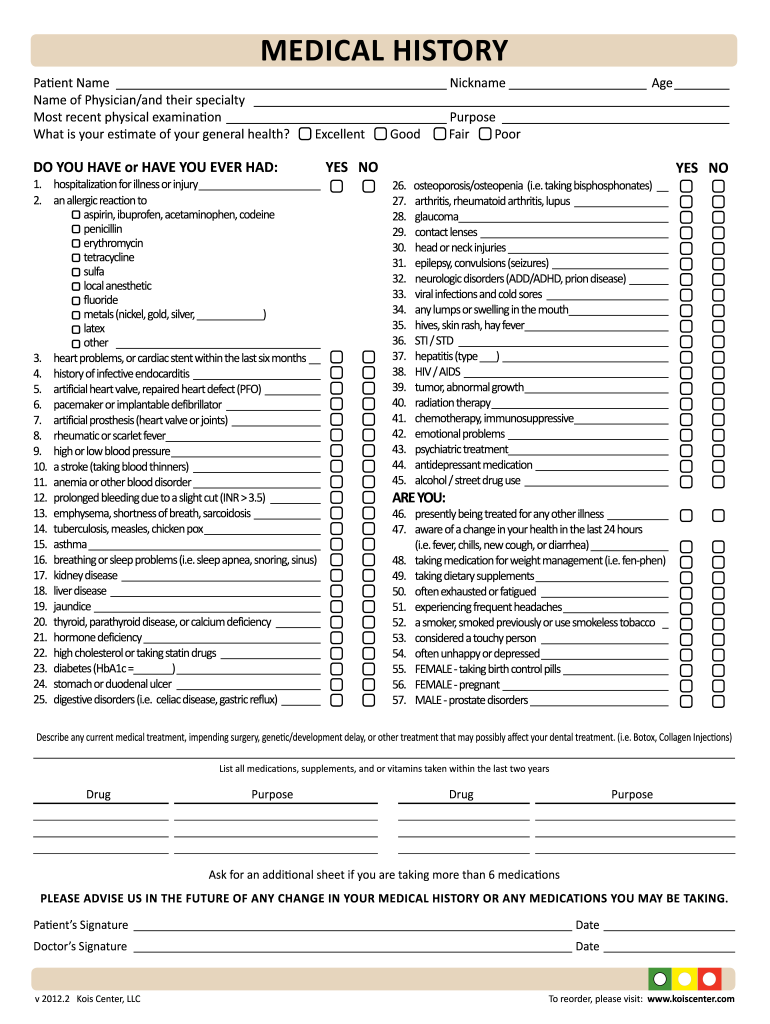 Family Medical History Template Excel Fill Out Sign Online DocHub
