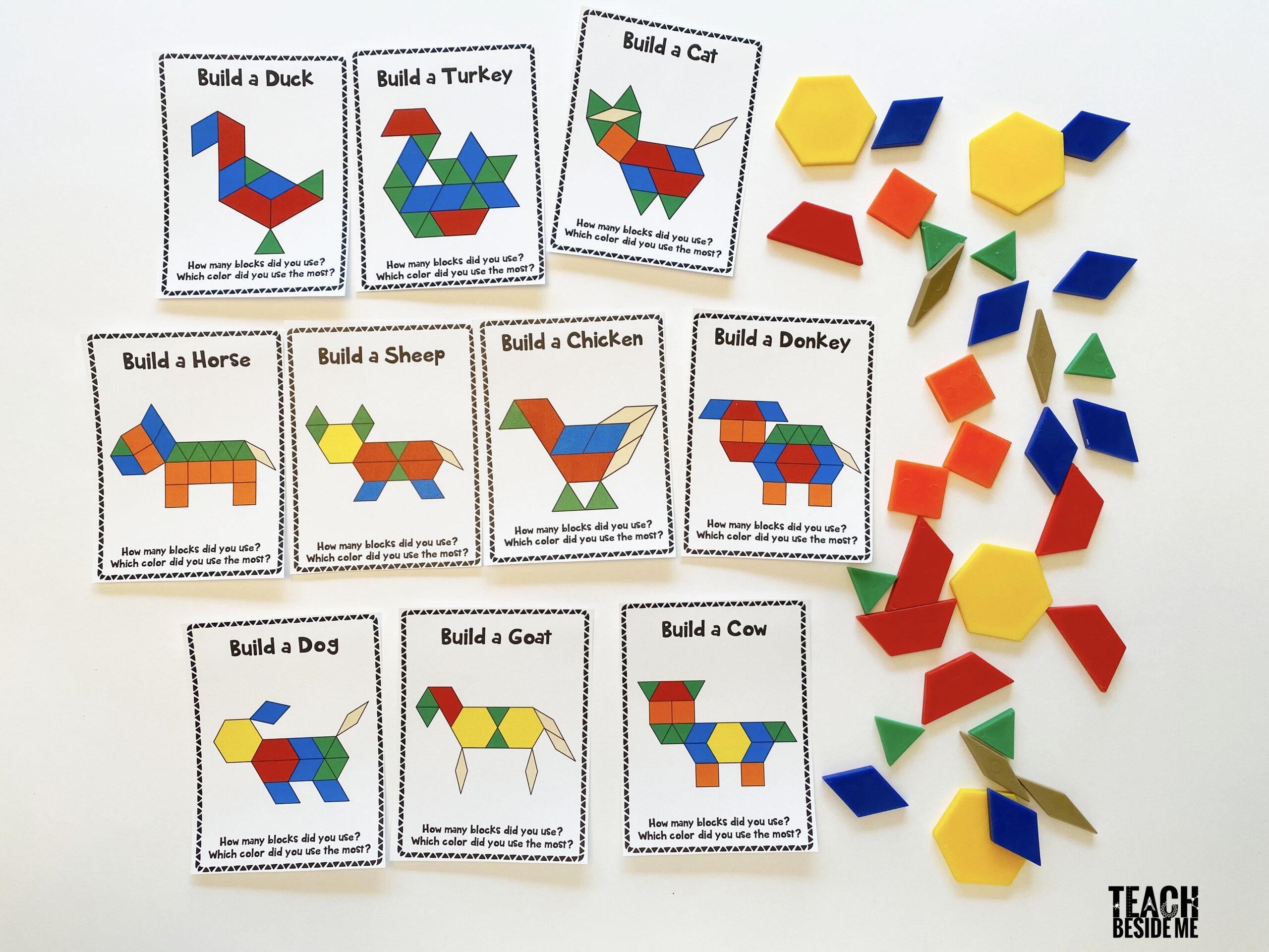 Printable Pattern Block Worksheets