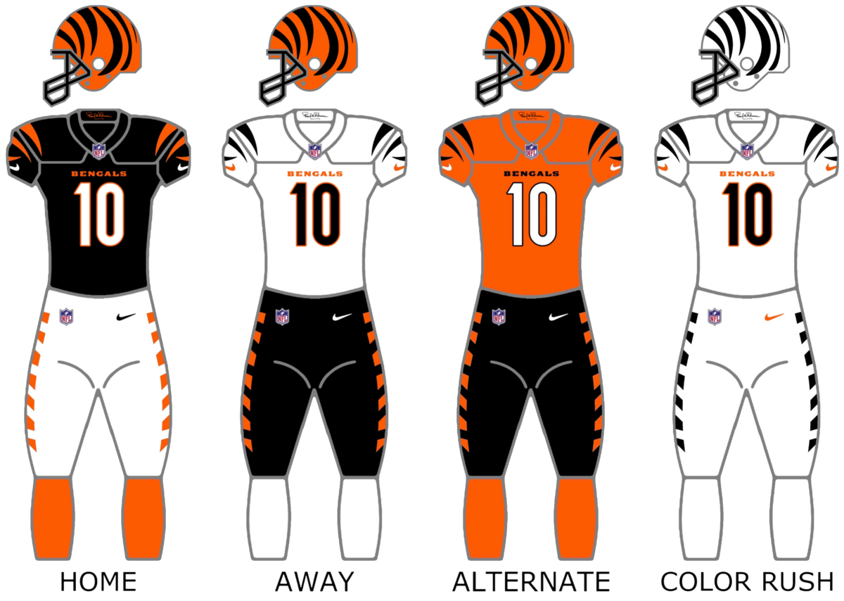 File Cincinnati Bengals Uniforms 2023 png Wikimedia Commons