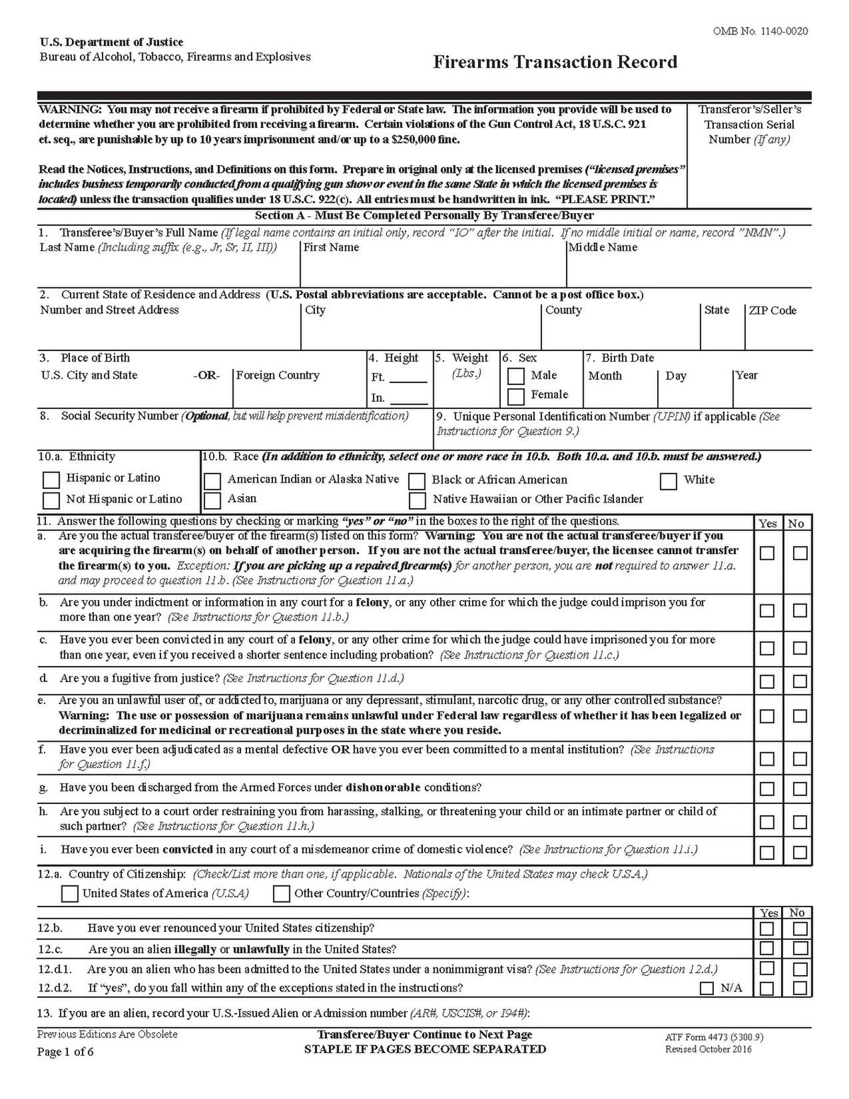 Form 4473 Wikipedia