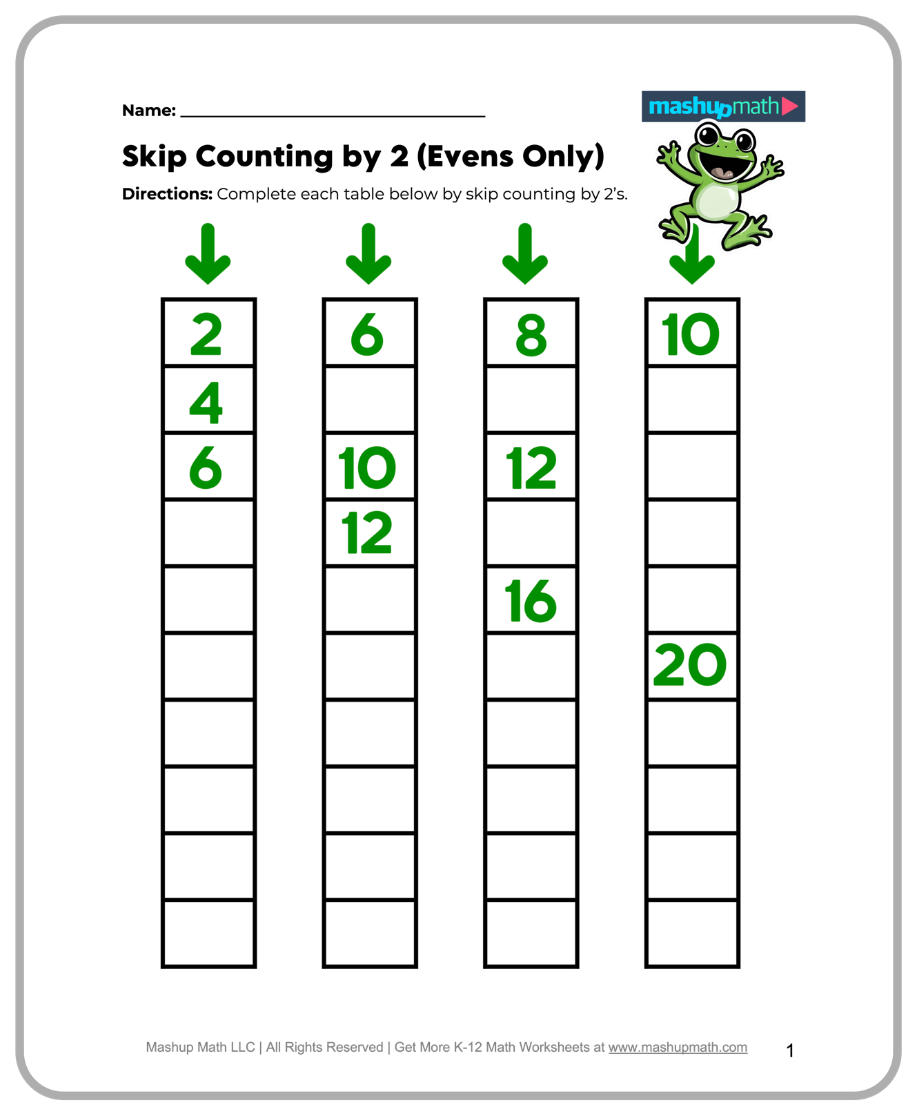 2nd Grade Math Worksheets Free Printable