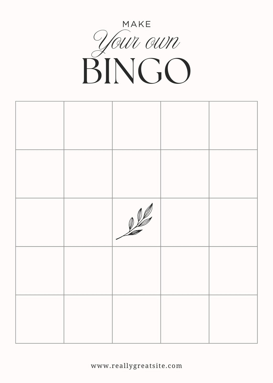 Free And Customizable Bingo Templates Canva