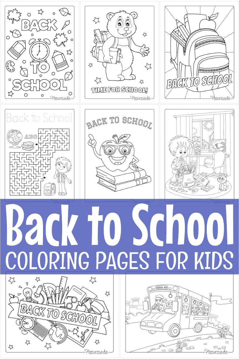 Free Back To School Printables For Students Teachers Downloadable PDFs 