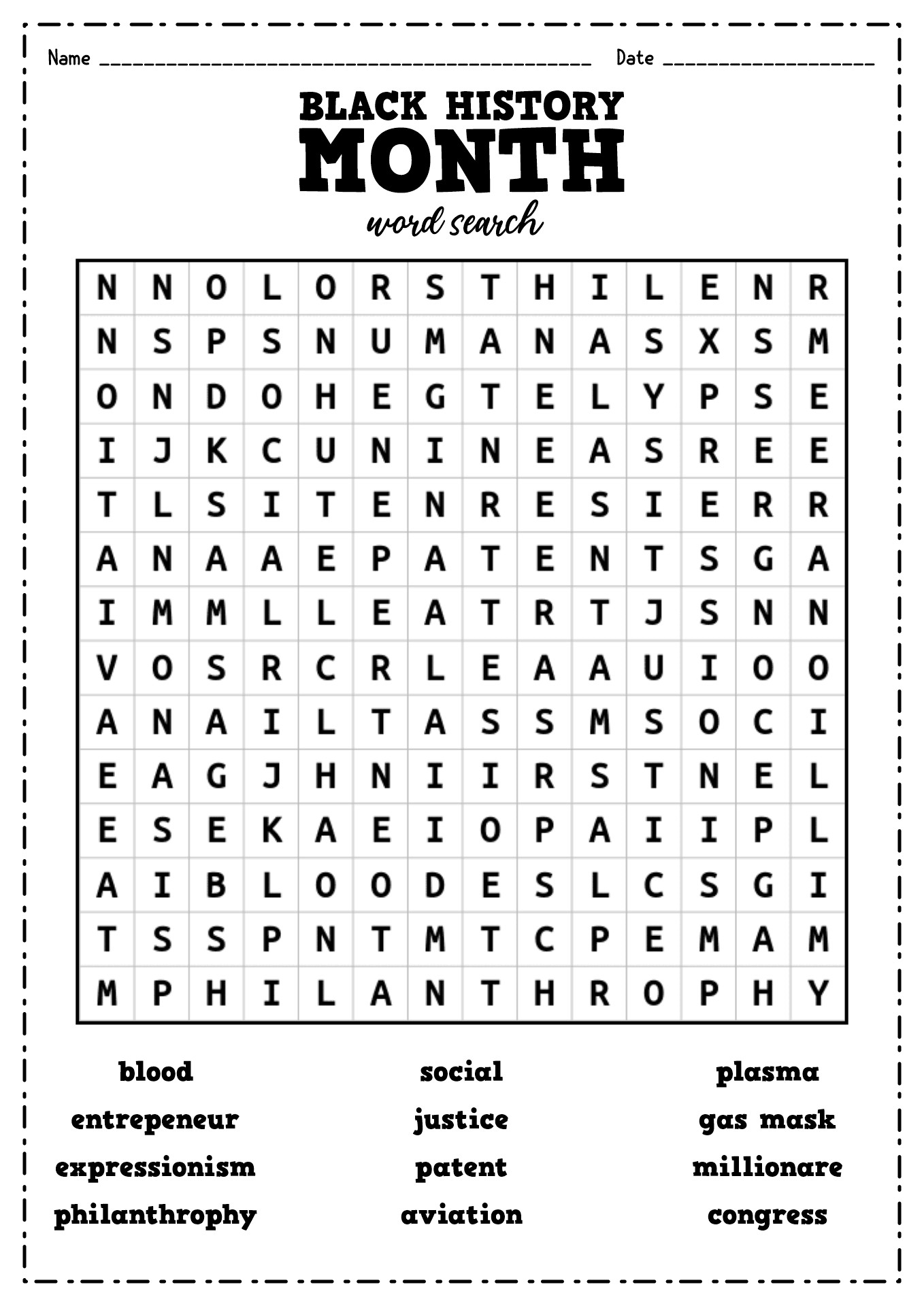 Free Black History Month Lessons PowerPoints And Worksheets Worksheets Library