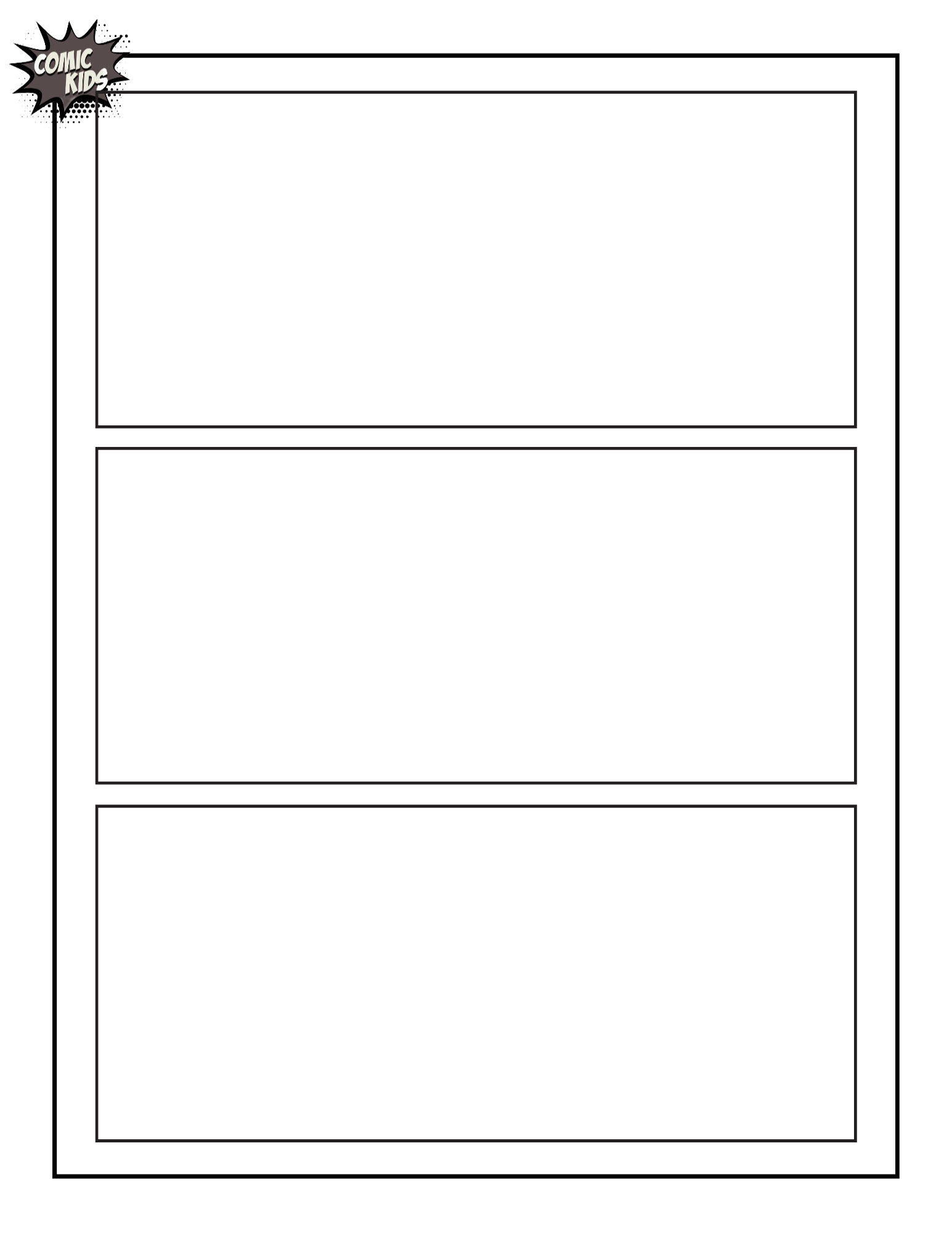 Free Blank Comic Pages And Comic Bubble Ideas To Create Your Own Comic Strips And Graphic Novels Comic Kids