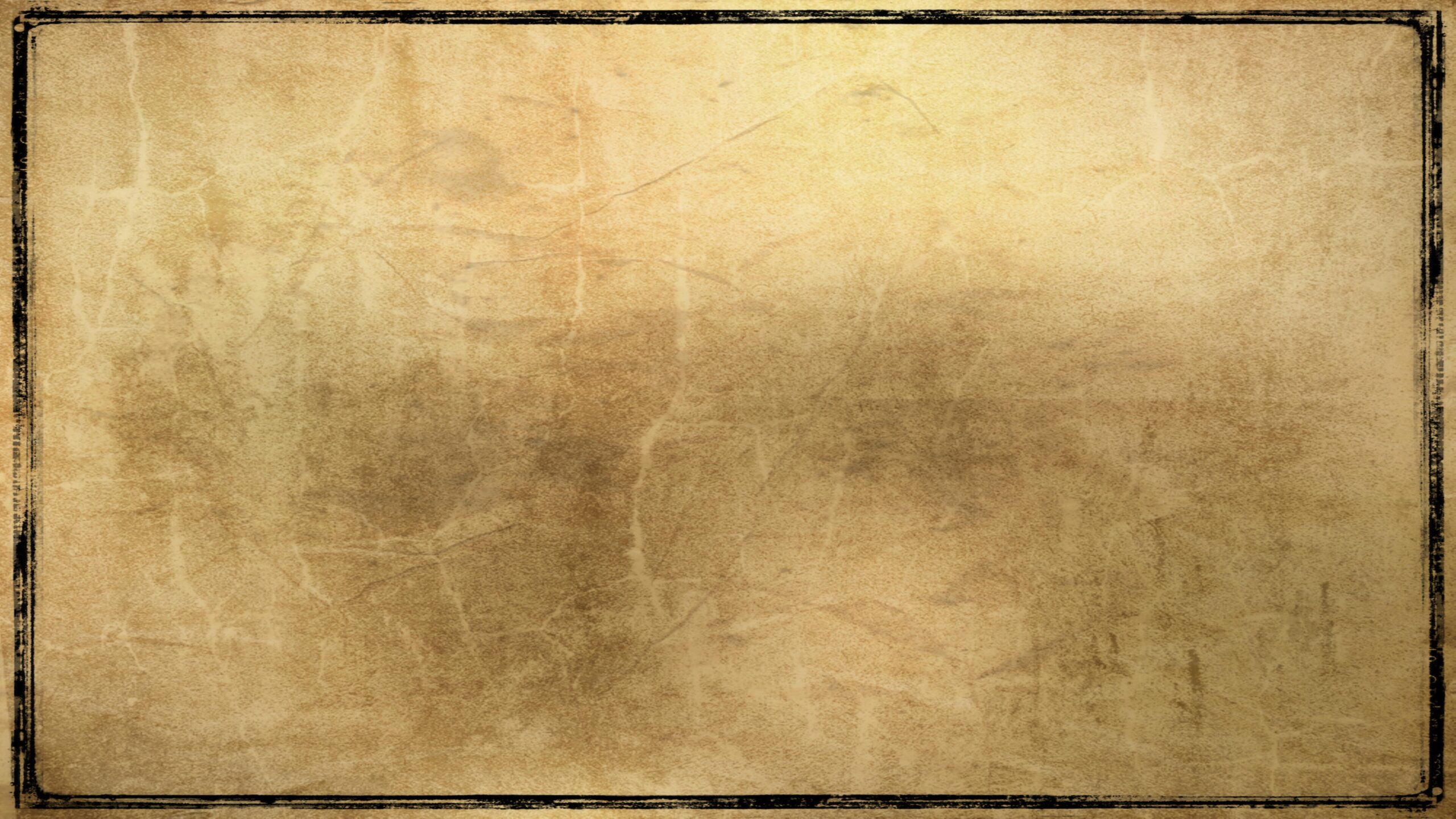 Free Download Aged Parchment Paper With Black Frame