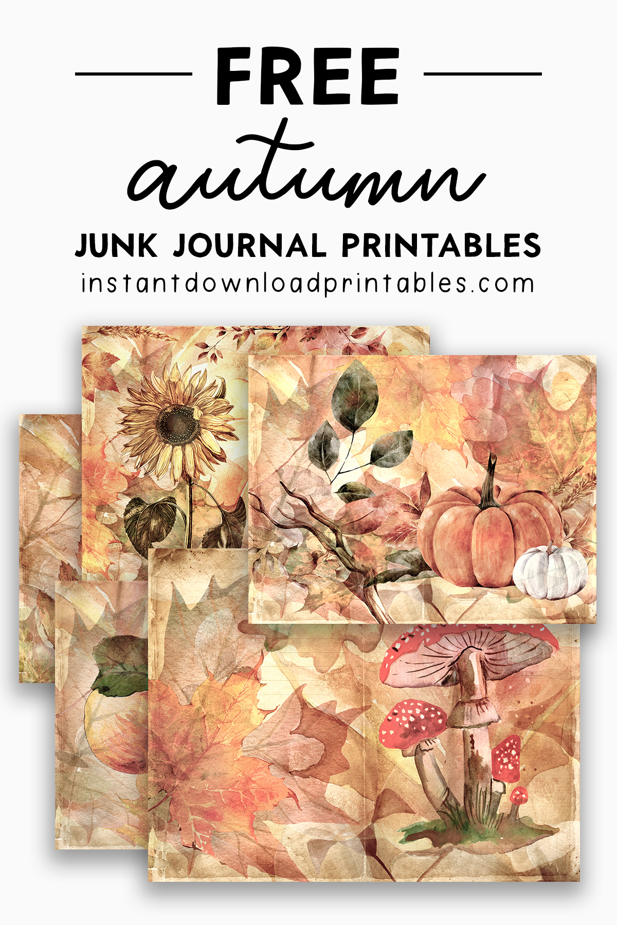 Free Printable Fall Scrapbook Paper