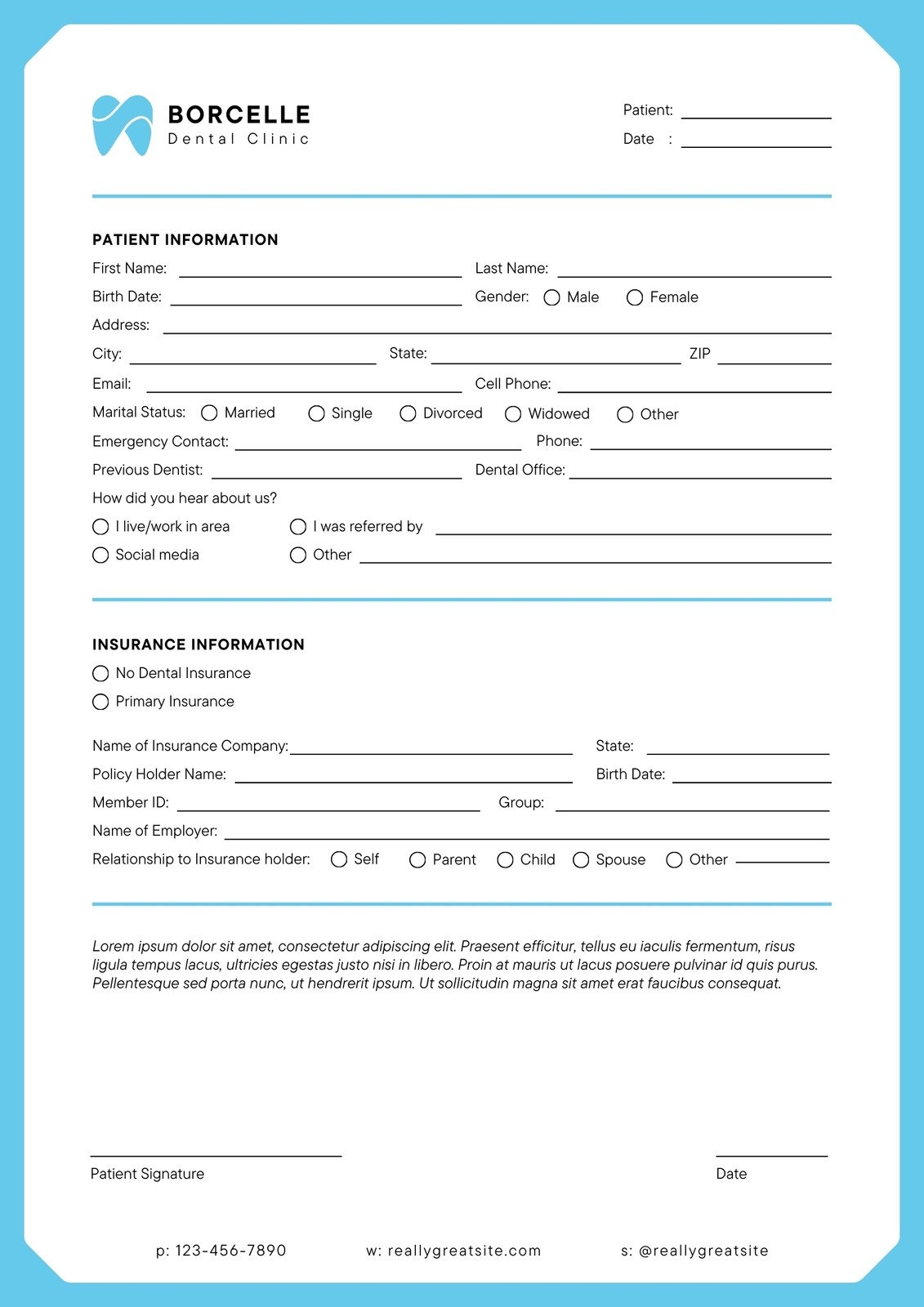 Printable Forms Free