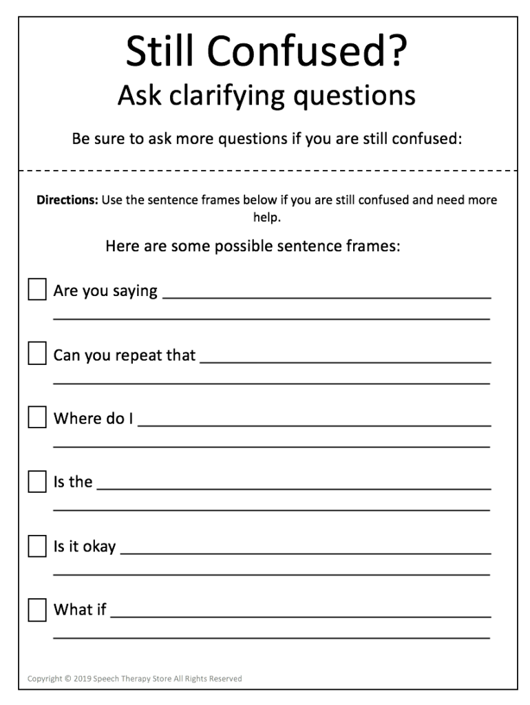 Free High School Self Advocacy Worksheet Everyday Speech Worksheets Library