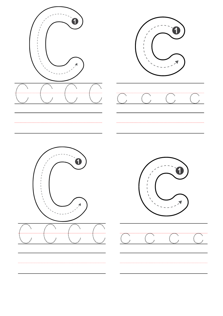 Free Kindergarten Letter C Worksheets Printable PDF