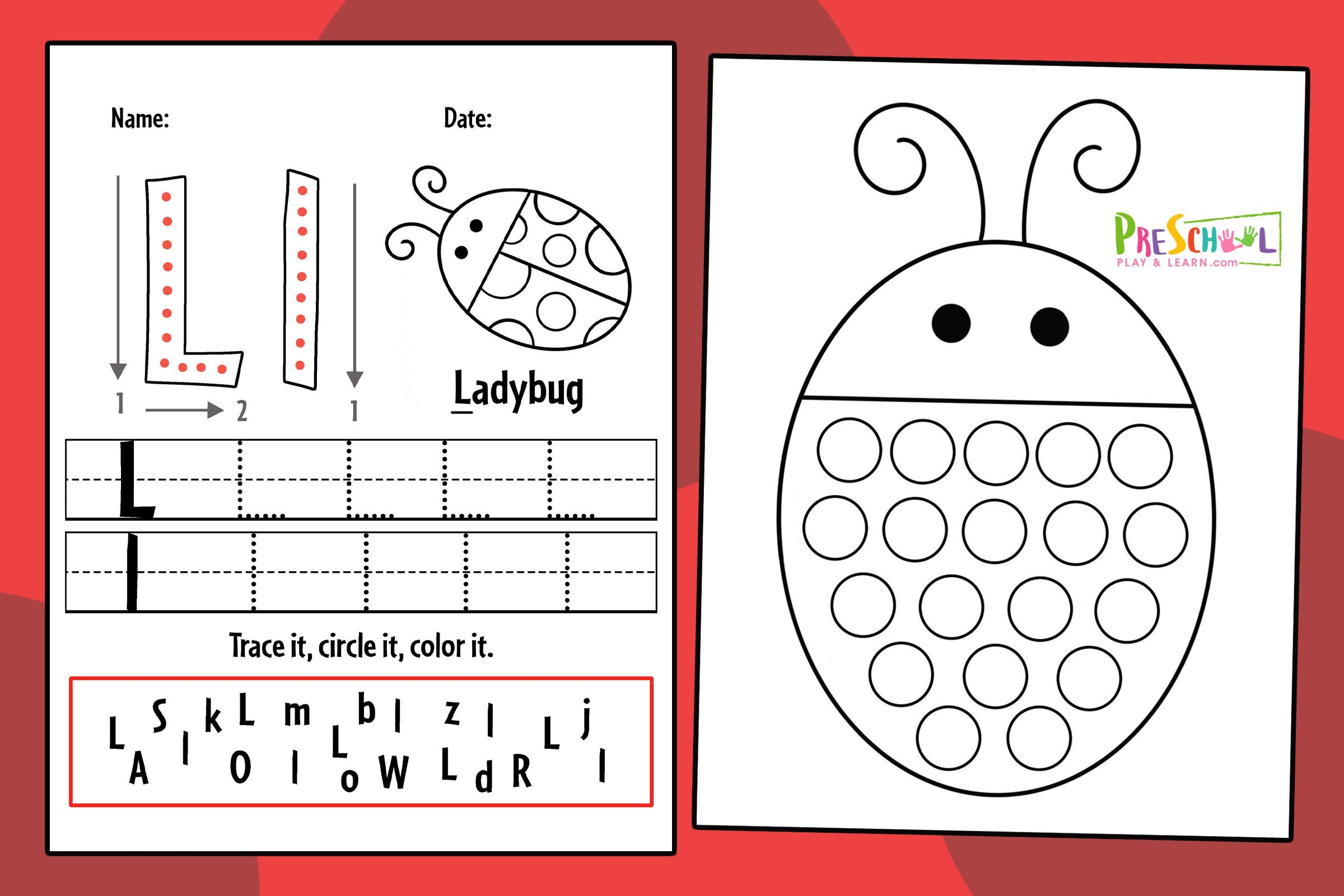 Printable Worksheets For Pre K