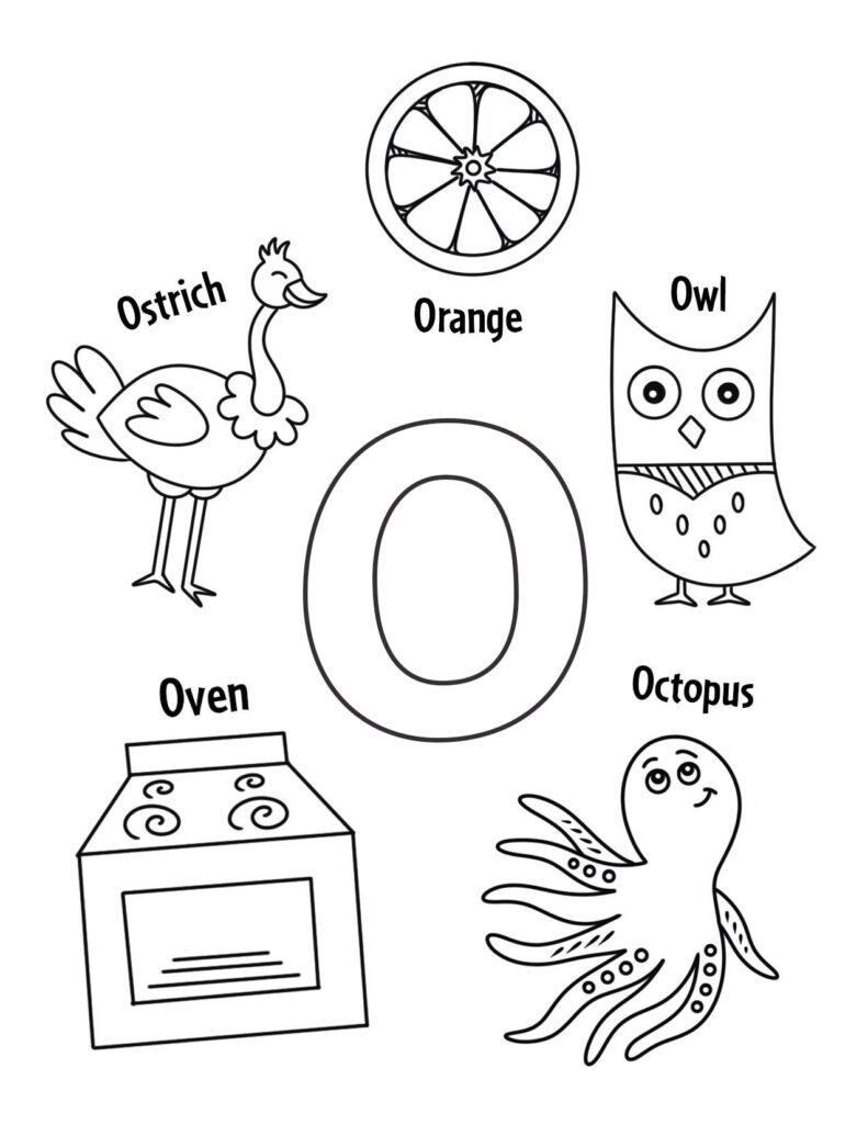 free letter o worksheets for preschool the hollydog blog