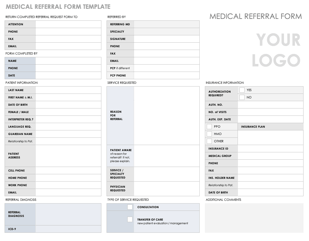 Free Printable Medical Office Forms