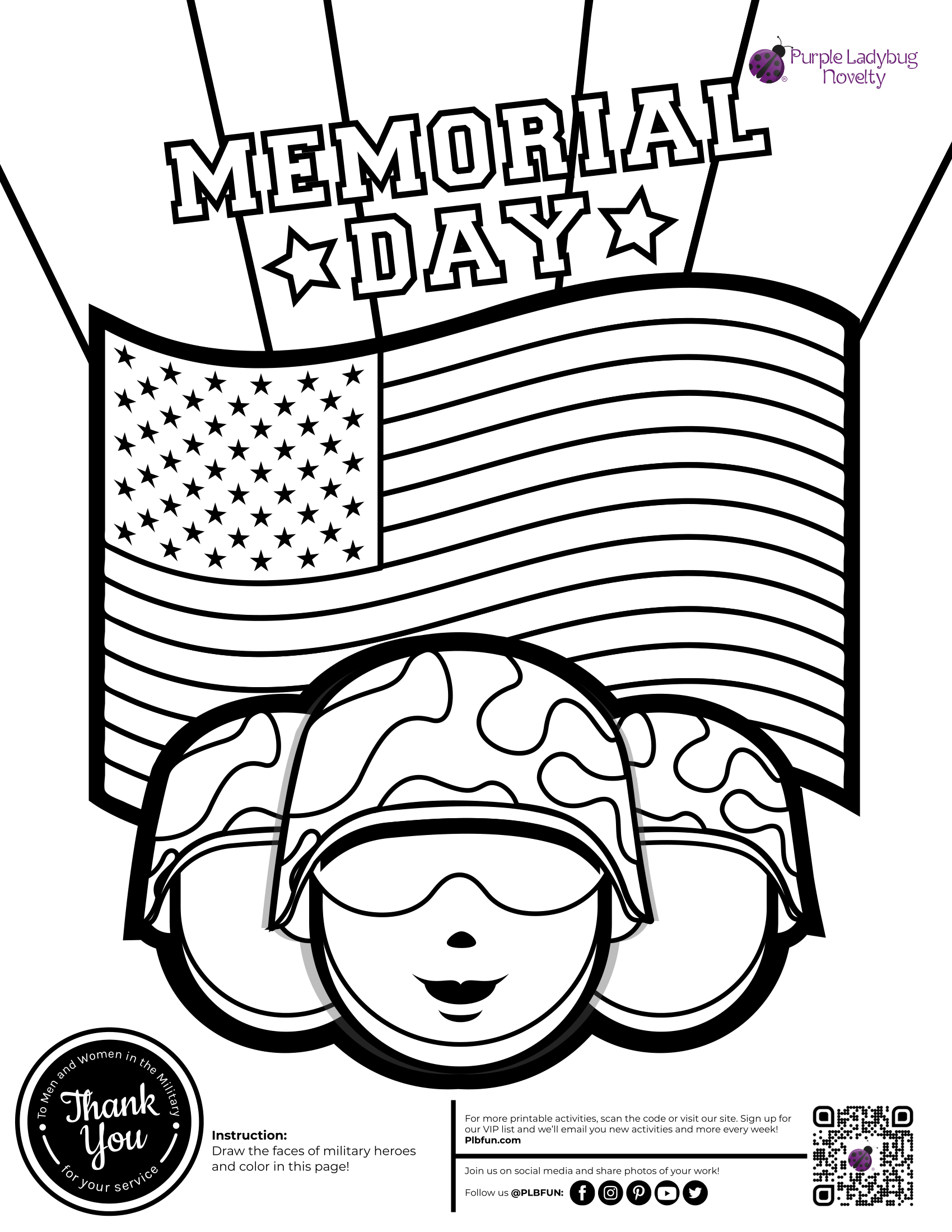 Free Printable Memorial Day Worksheets