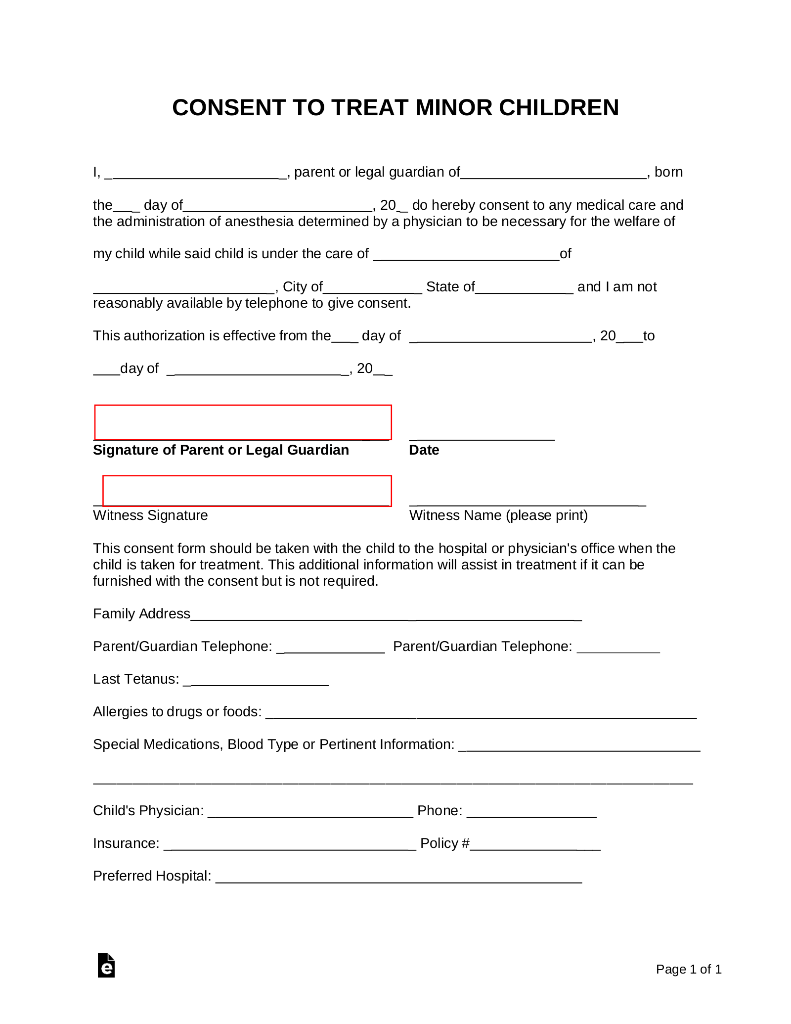 Medical Release Forms Printable