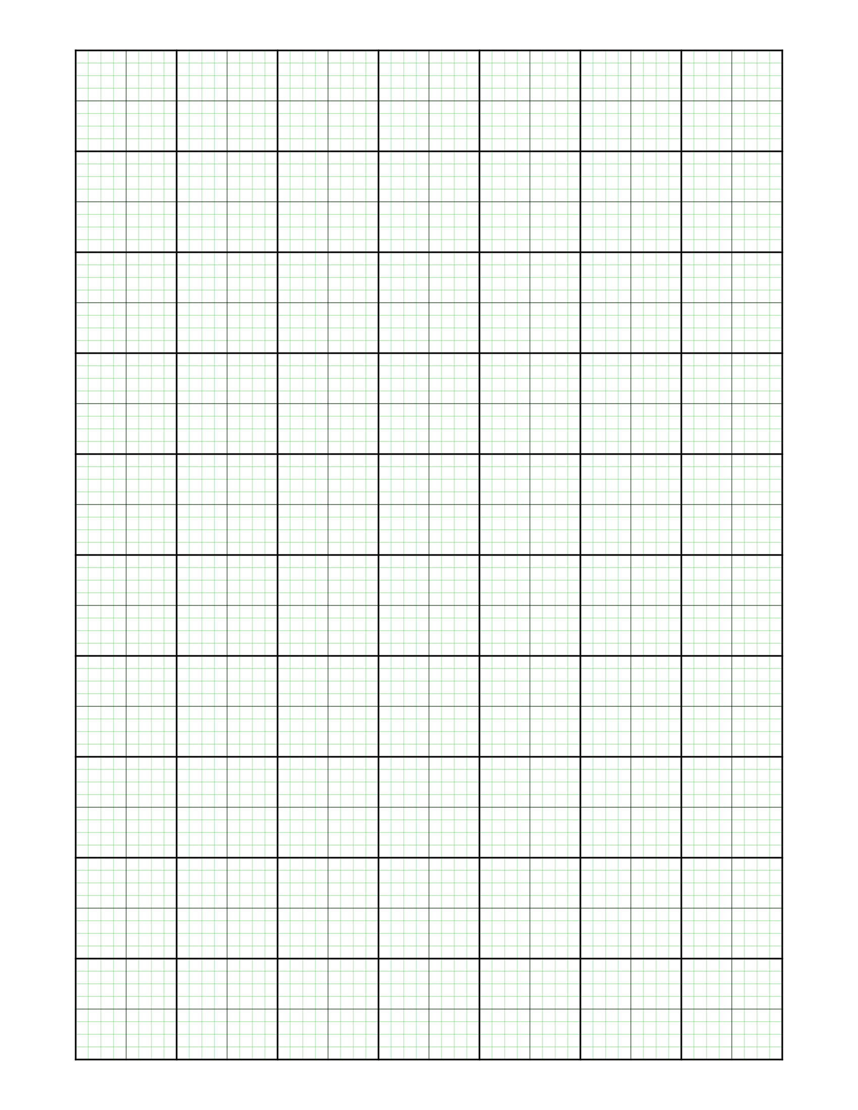 Printable Graph Paper 1 Inch