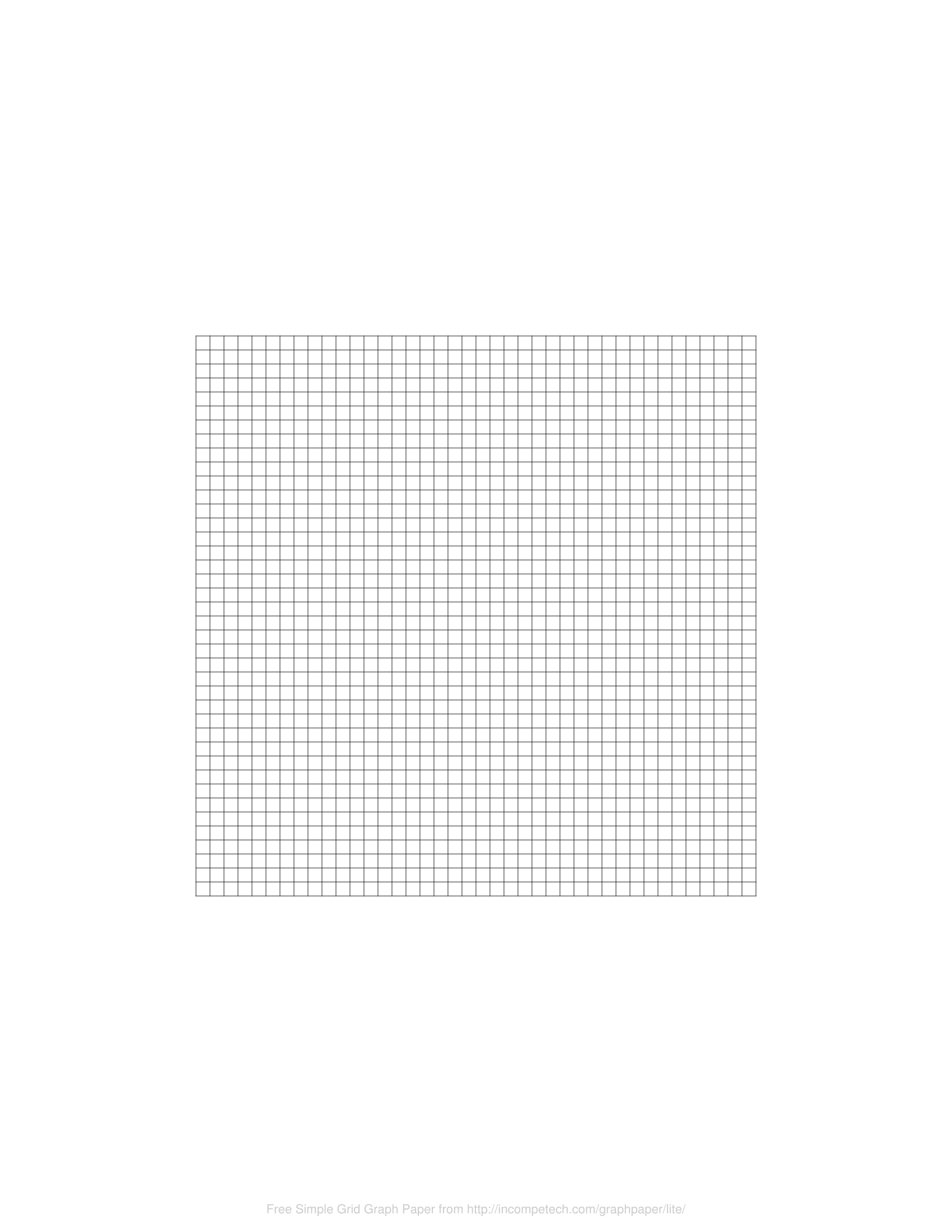 Printable Free Grid Paper