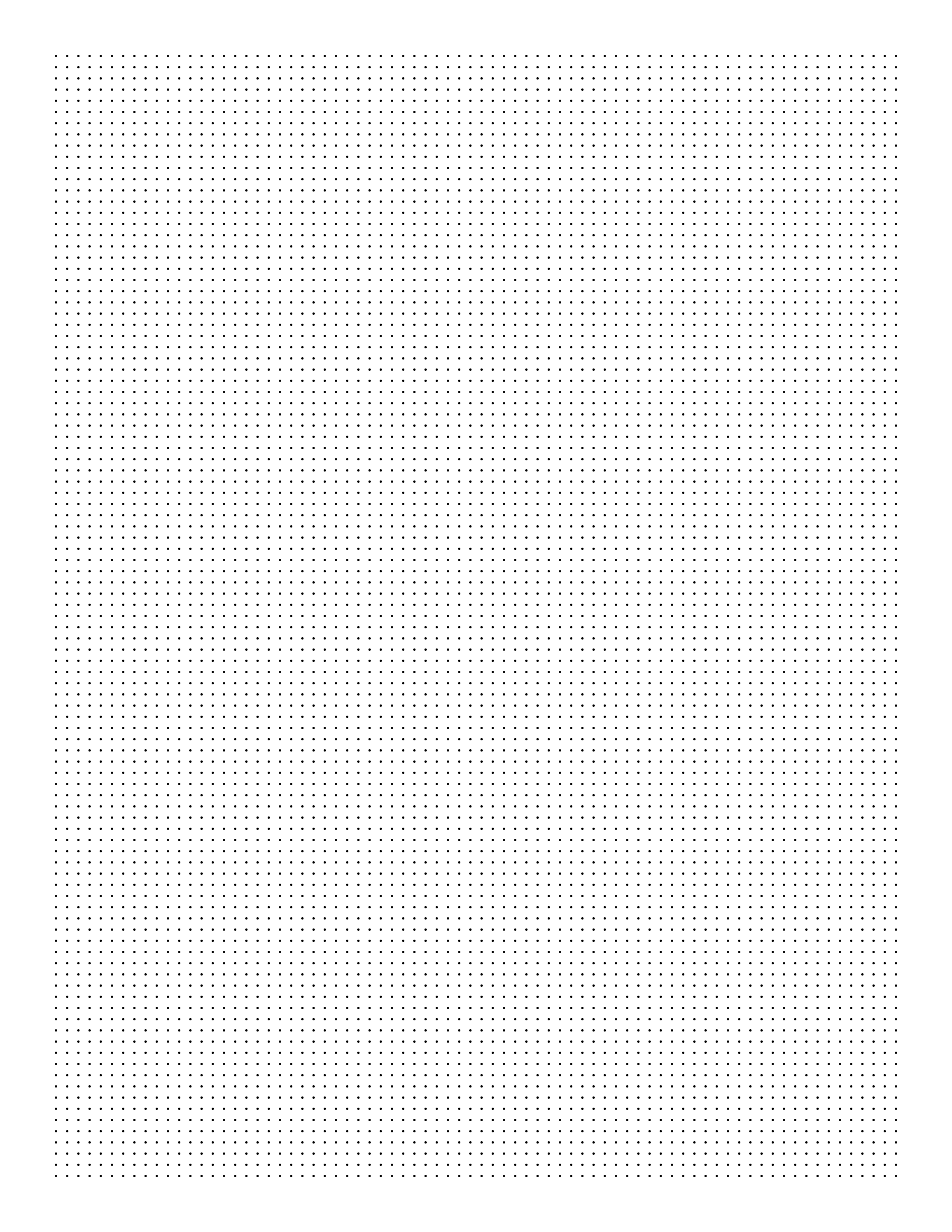 Free Online Graph Paper Square Dots