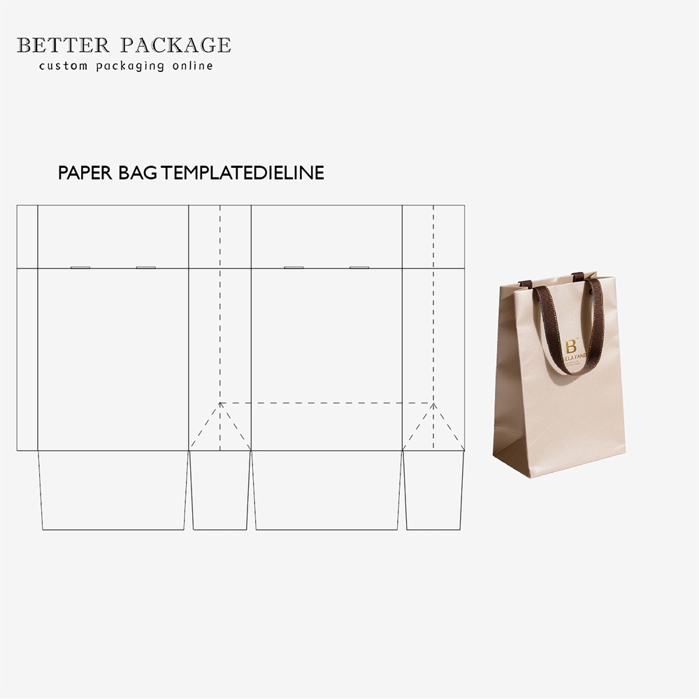 Free Paper Bag Template For Custom Packaging Sizes Real Design Examples Better Package