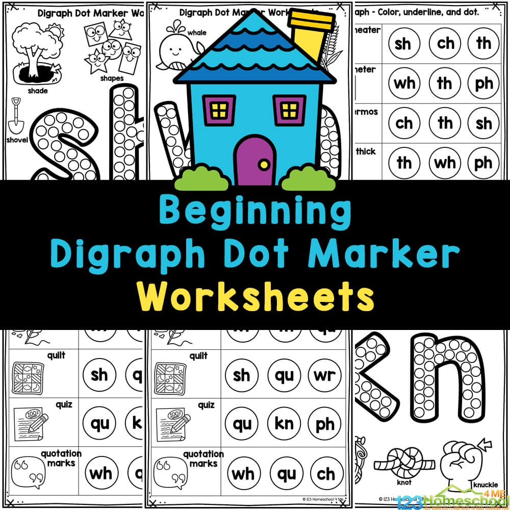 Free Printable Digraph Worksheets