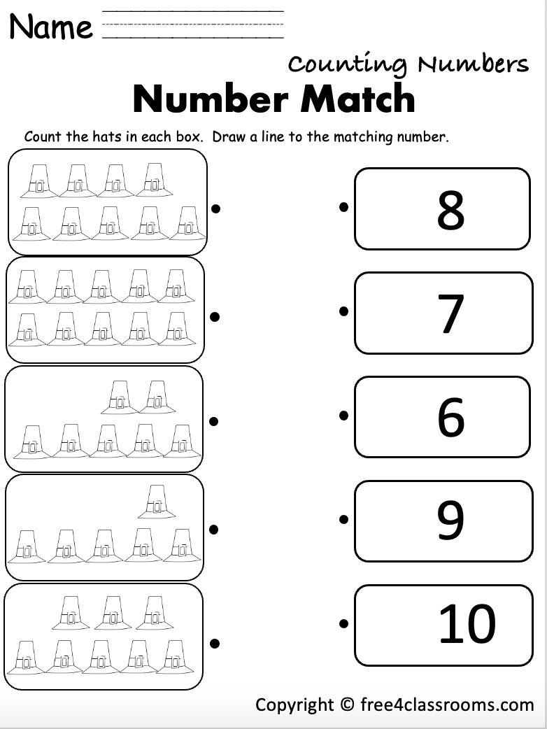 Free Printable Preschool Worksheets Math