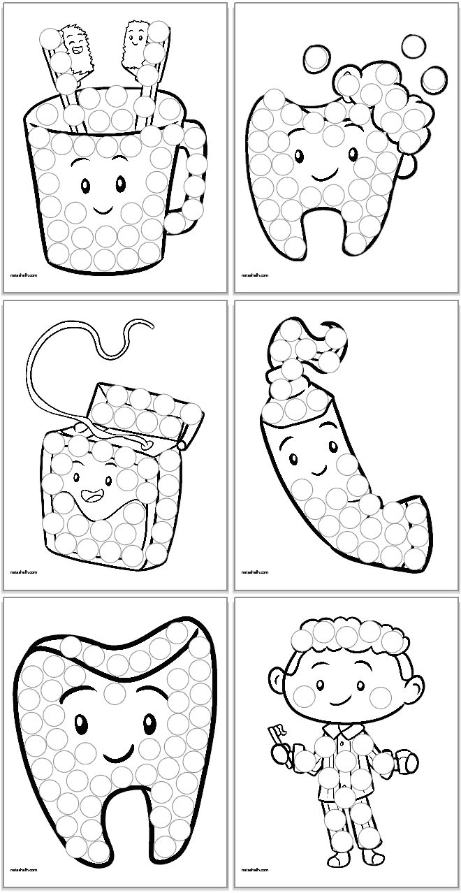 Free Printable Preschool Teeth Worksheets