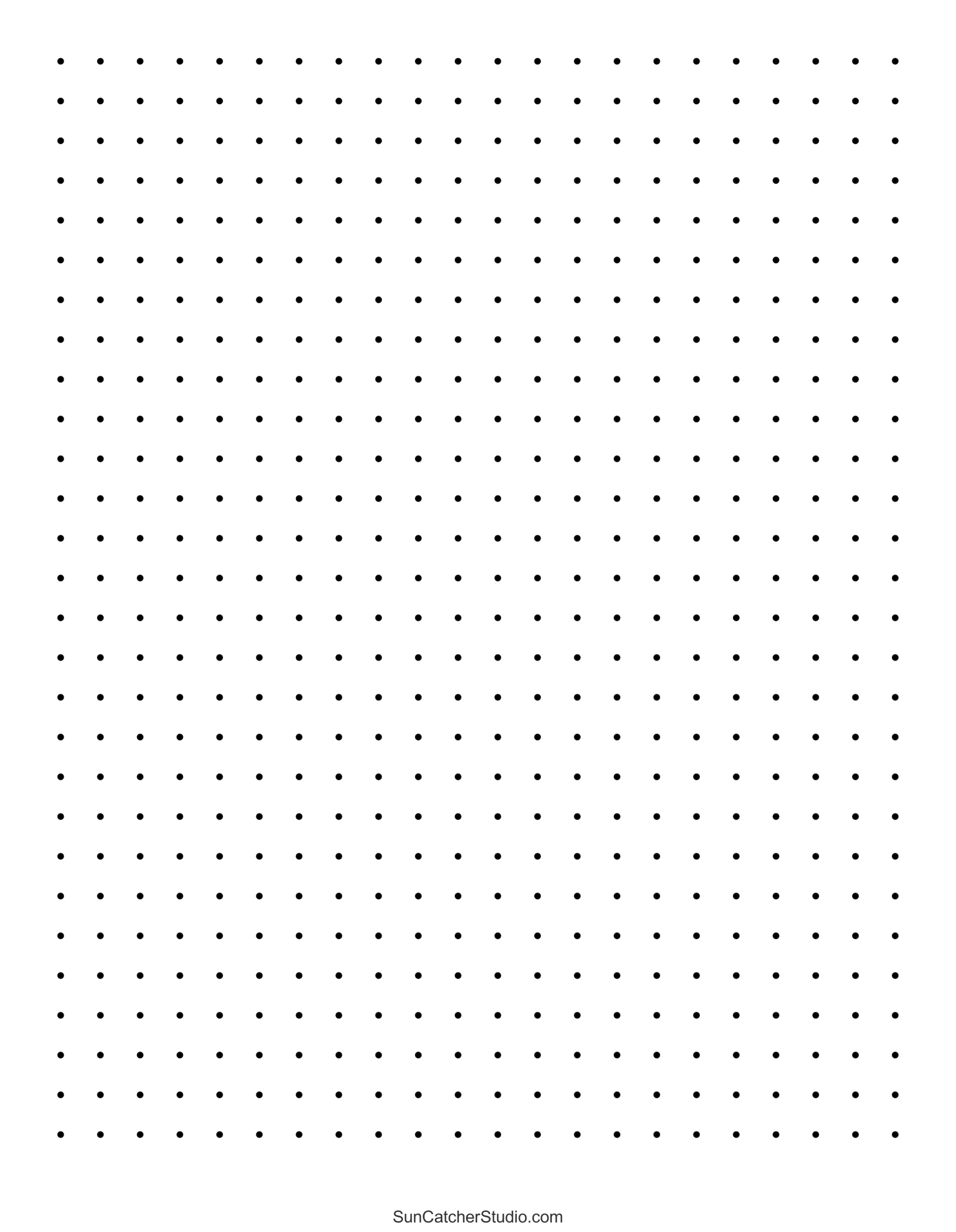 Free Printable Dot Paper Dotted Grid Sheets PDF PNG Free Printables Monograms Design Tools Patterns DIY Projects