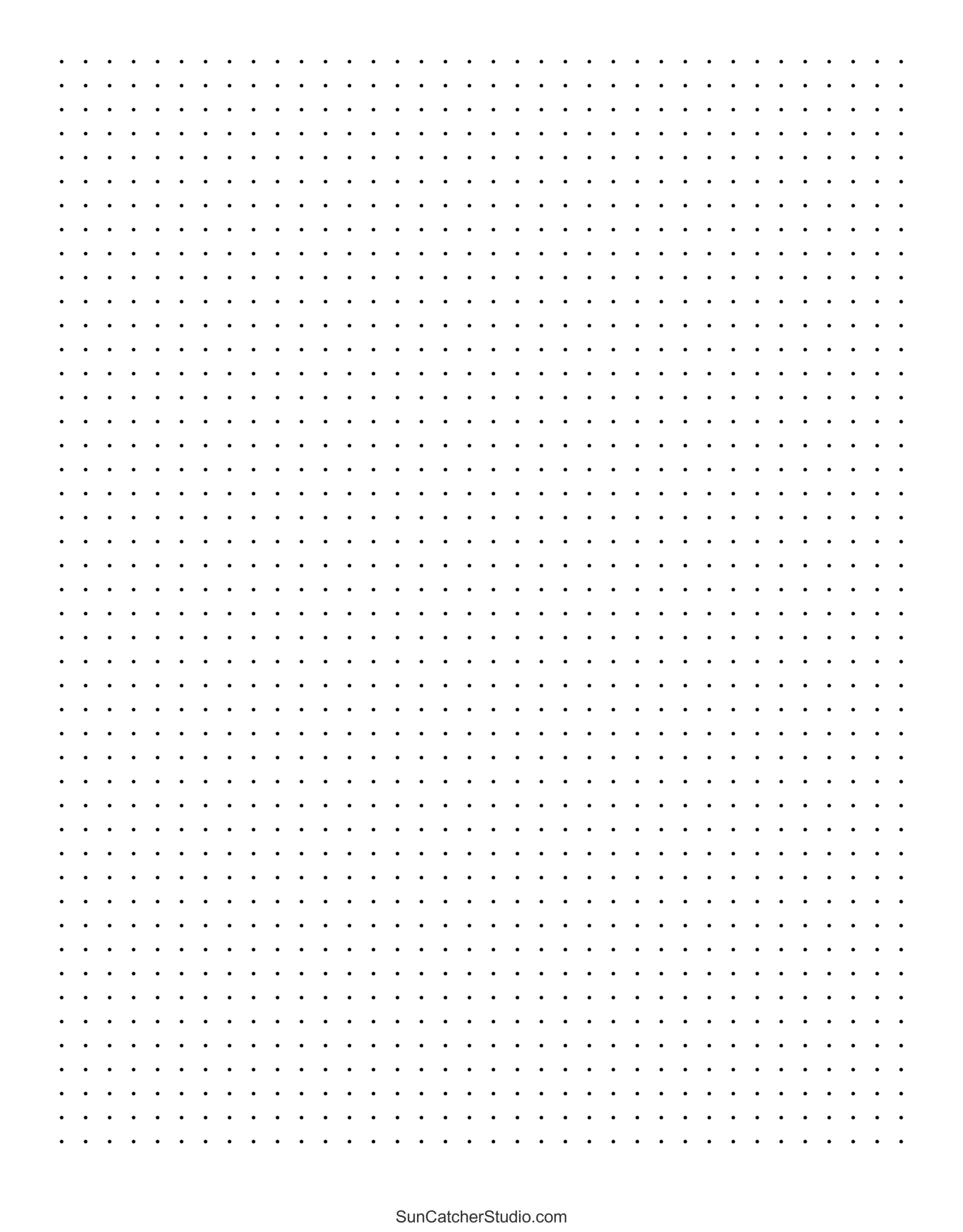 Free Printable Dot Paper Dotted Grid Sheets PDF PNG Free Printables Monograms Design Tools Patterns DIY Projects